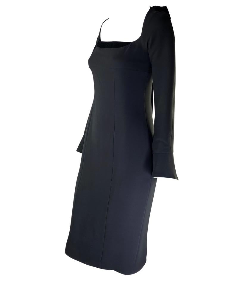 F/W 2001 Yves Saint Laurent by Tom Ford Velvet Ribbon Dress - RealList