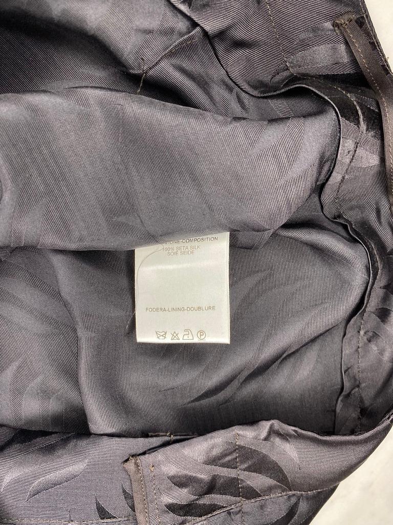 F/W 2002 Gucci by Tom Ford Navy Silk Buckle Skirt - RealList