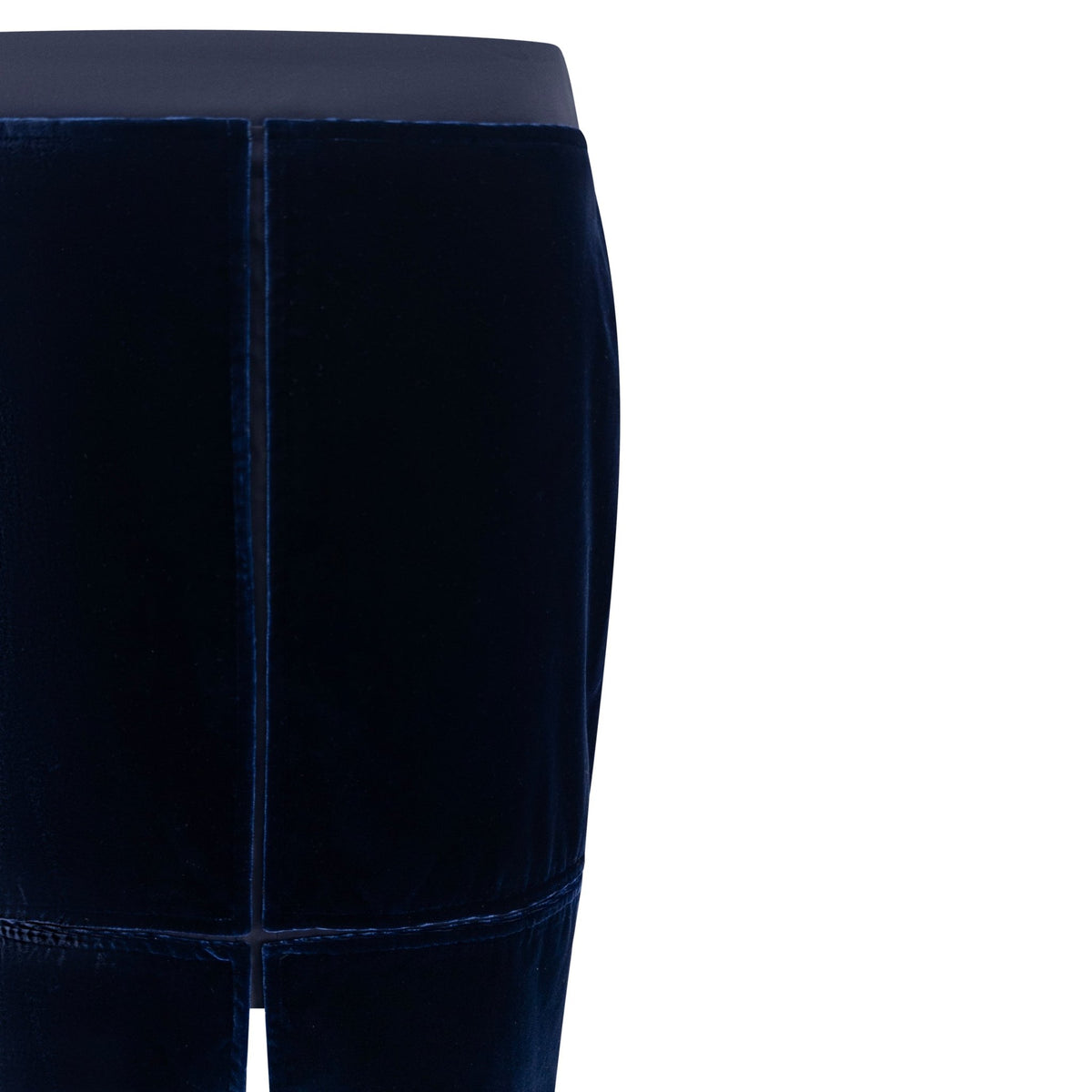 F/W 2002 Yves Saint Laurent by Tom Ford Runway Navy Blue Velvet Skirt Suit - RealList