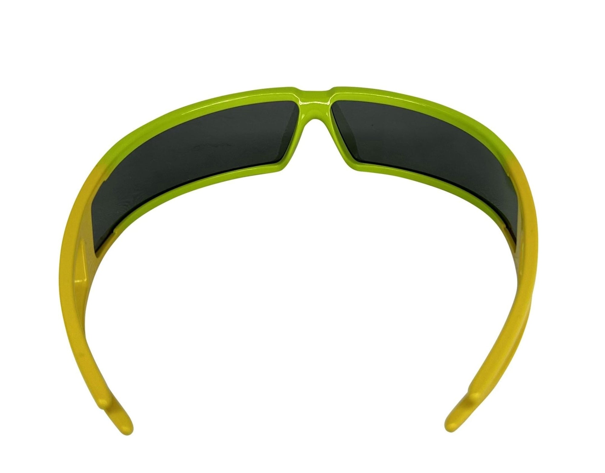 F/W 2003 Christian Dior by John Galliano Green Yellow Wrap Bandage Sunglasses - RealList