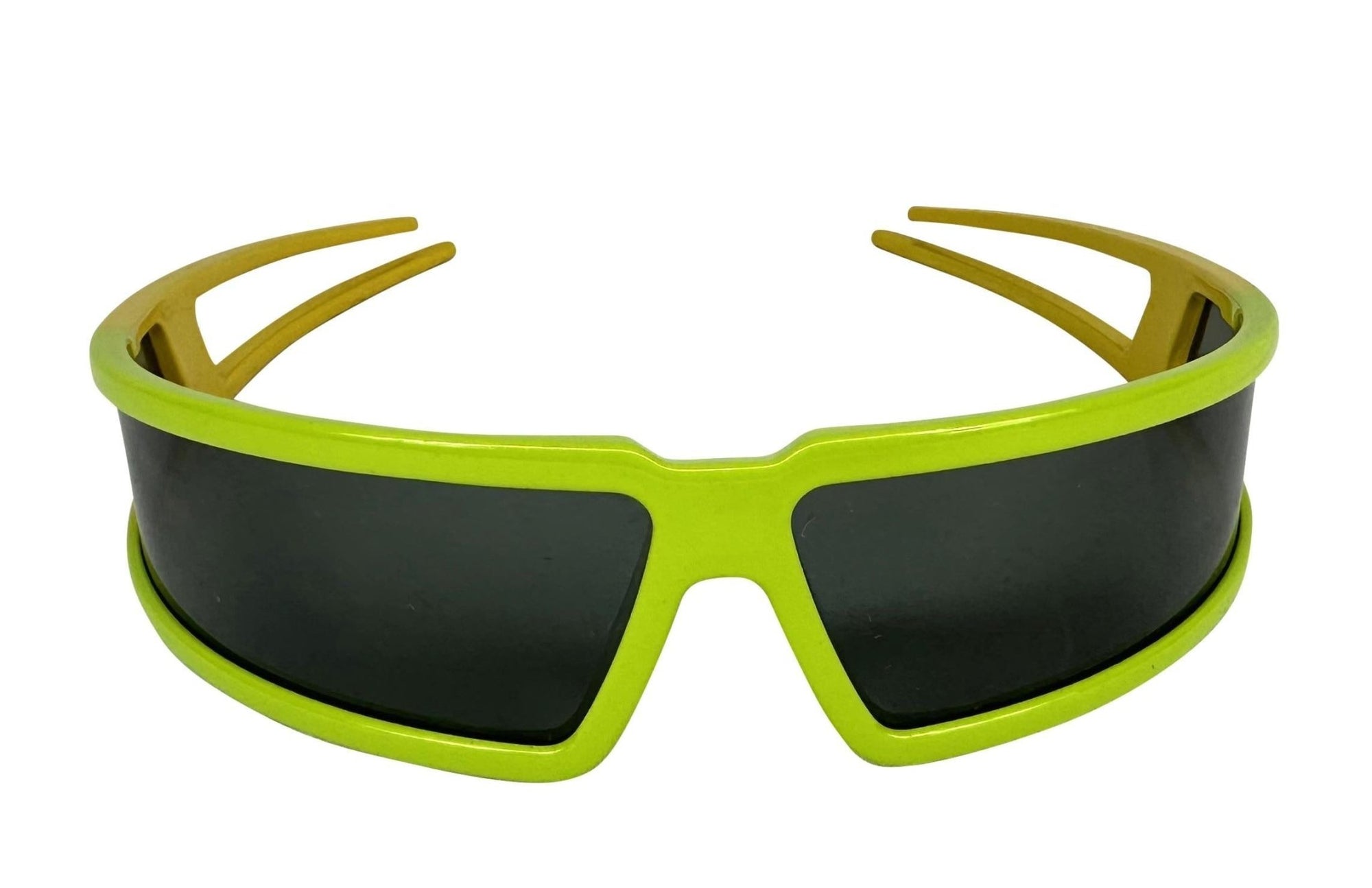 F/W 2003 Christian Dior by John Galliano Green Yellow Wrap Bandage Sunglasses - RealList