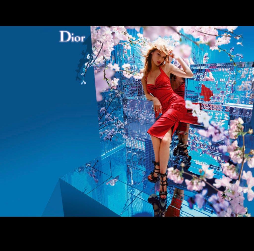 F/W 2003 Christian Dior by John Galliano Tie Accent Bodycon Stretch Skirt - RealList