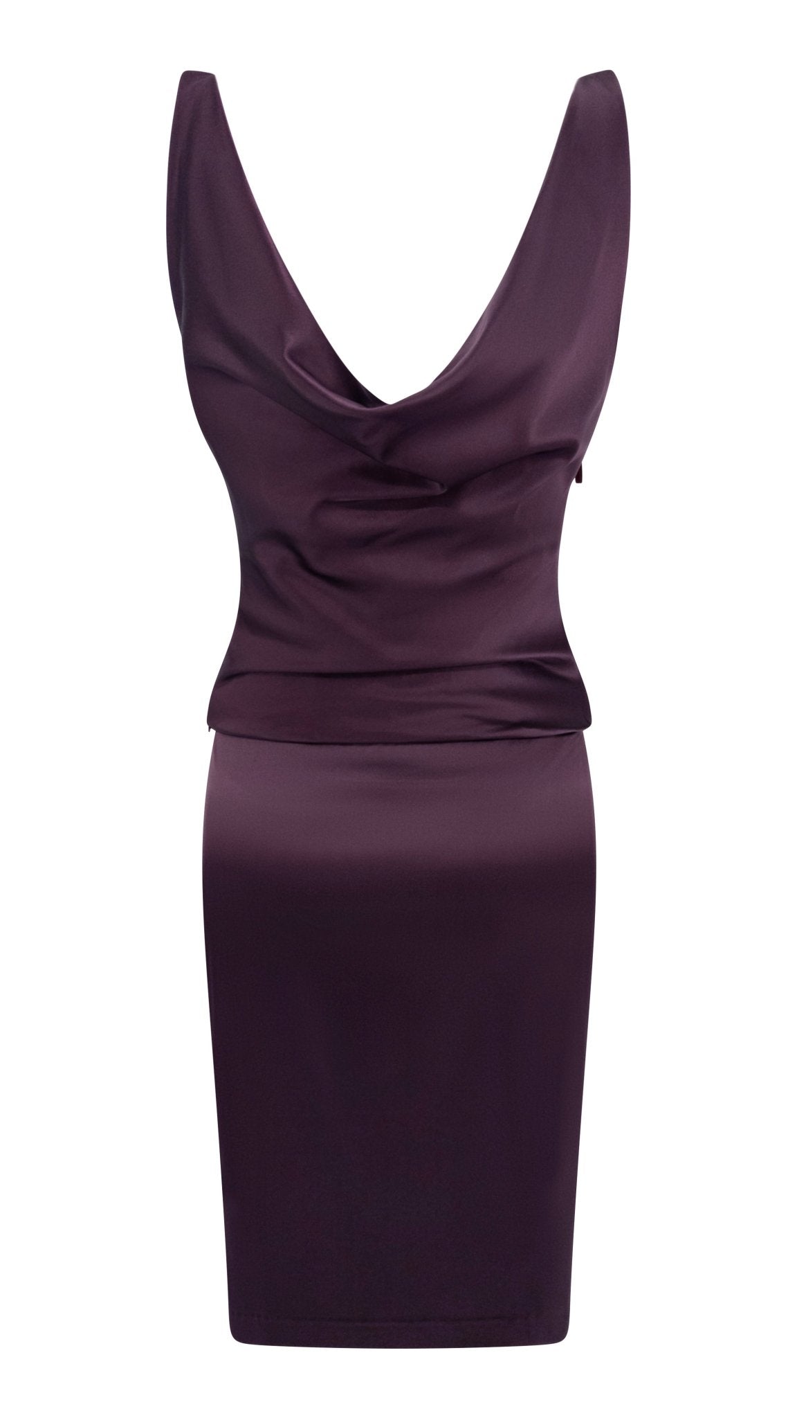 F/W 2003 Stella McCartney Burgundy Satin Corset Runway Mini Dress - RealList