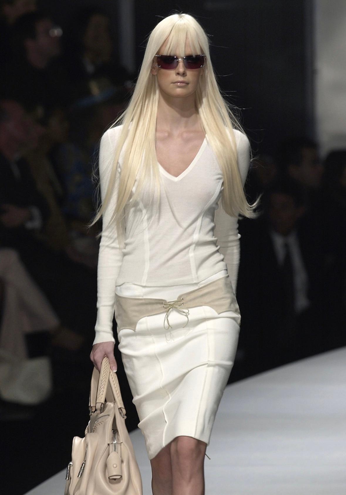 F/W 2003 Versace by Donatella Runway Pink Gold Rhinestone Rimless Sunglasses - RealList