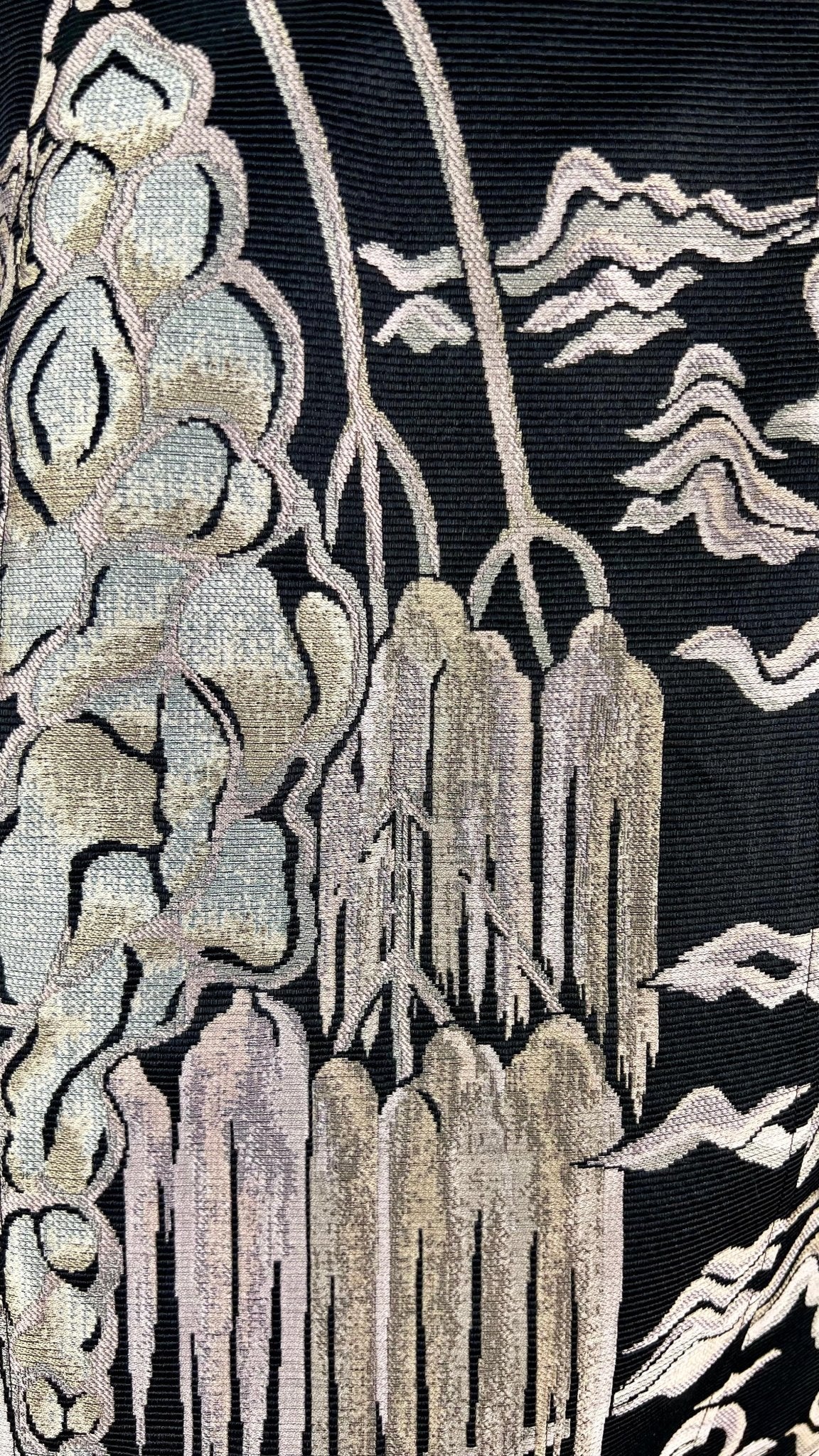 F/W 2004 Yves Saint Laurent by Tom Ford Pink Willow Chinoiserie Skirt - RealList