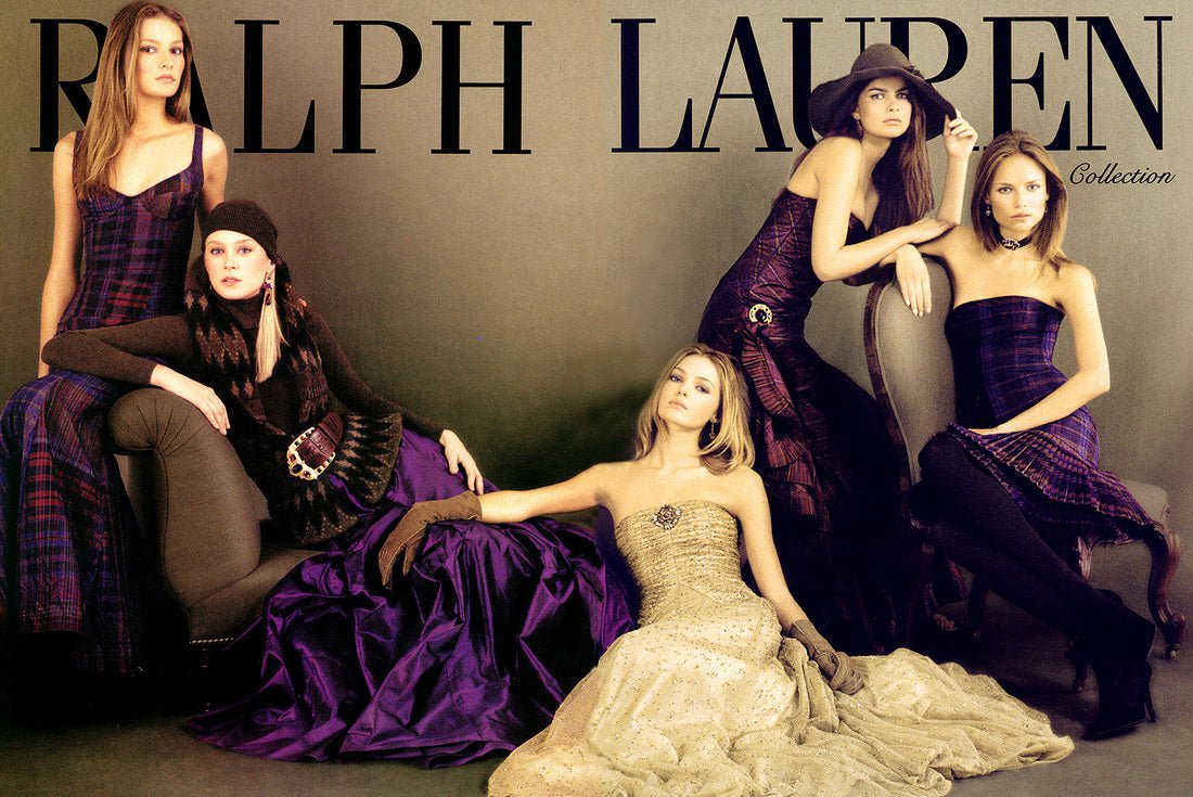 F/W 2006 Ralph Lauren Runway 'Gemma' Royal Purple Taffeta Flared Maxi Skirt - RealList