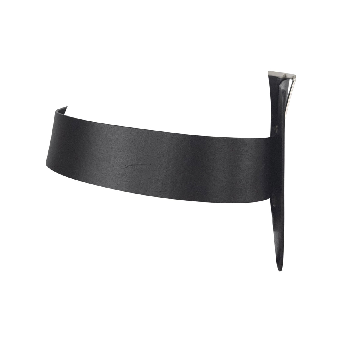 F/W 2010 Gianfranco Ferré Runway Oversized Buckle Black Leather Waist Belt - RealList