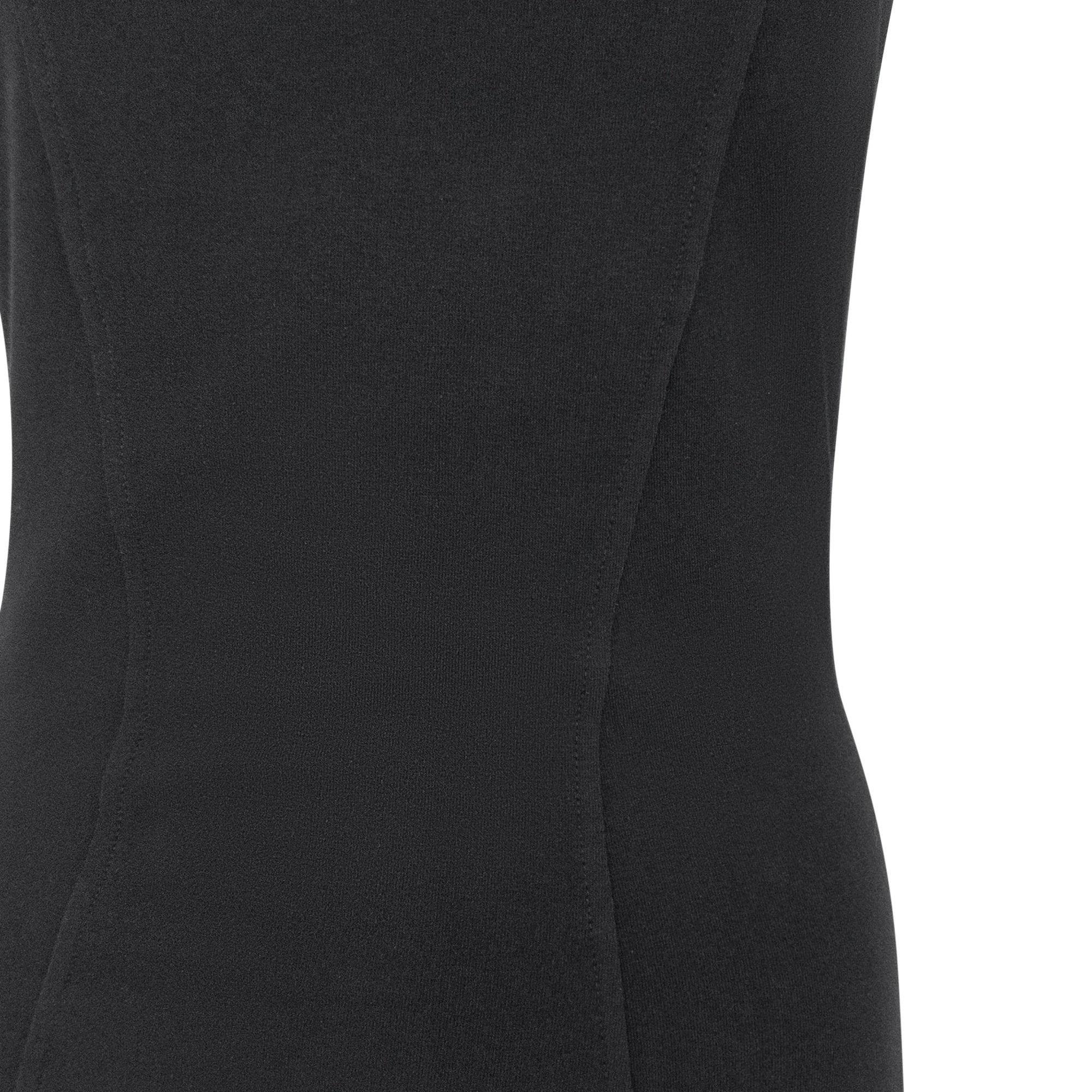 NWT 1990s Calvin Klein Black Stretch Flare Maxi Swim/Beach Dress - RealList