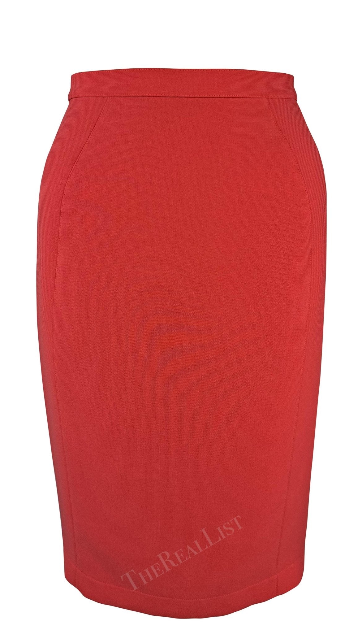 NWT 1990s Thierry Mugler Light Pink White Short Sleeve Skirt Suit - RealList