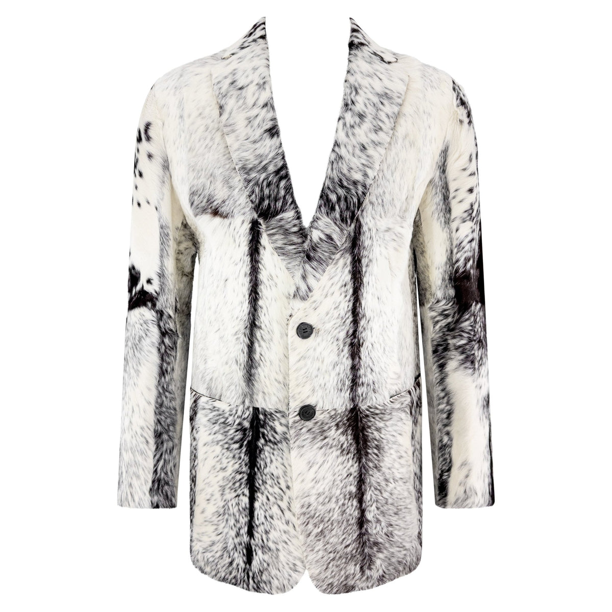 NWT F/W 1999 Gucci by Tom Ford Men's Runway White Pony Hair Blazer Jacket - RealList