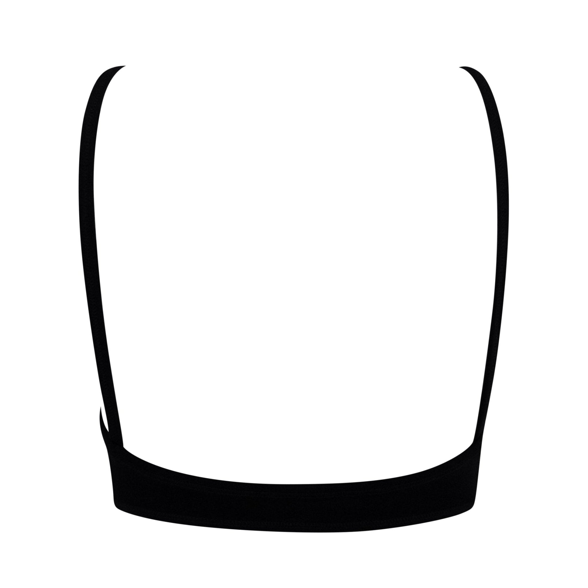 NWT S/S 1995 Dolce & Gabbana Black Stretch Cotton Bralette Lingerie Crop Top - RealList