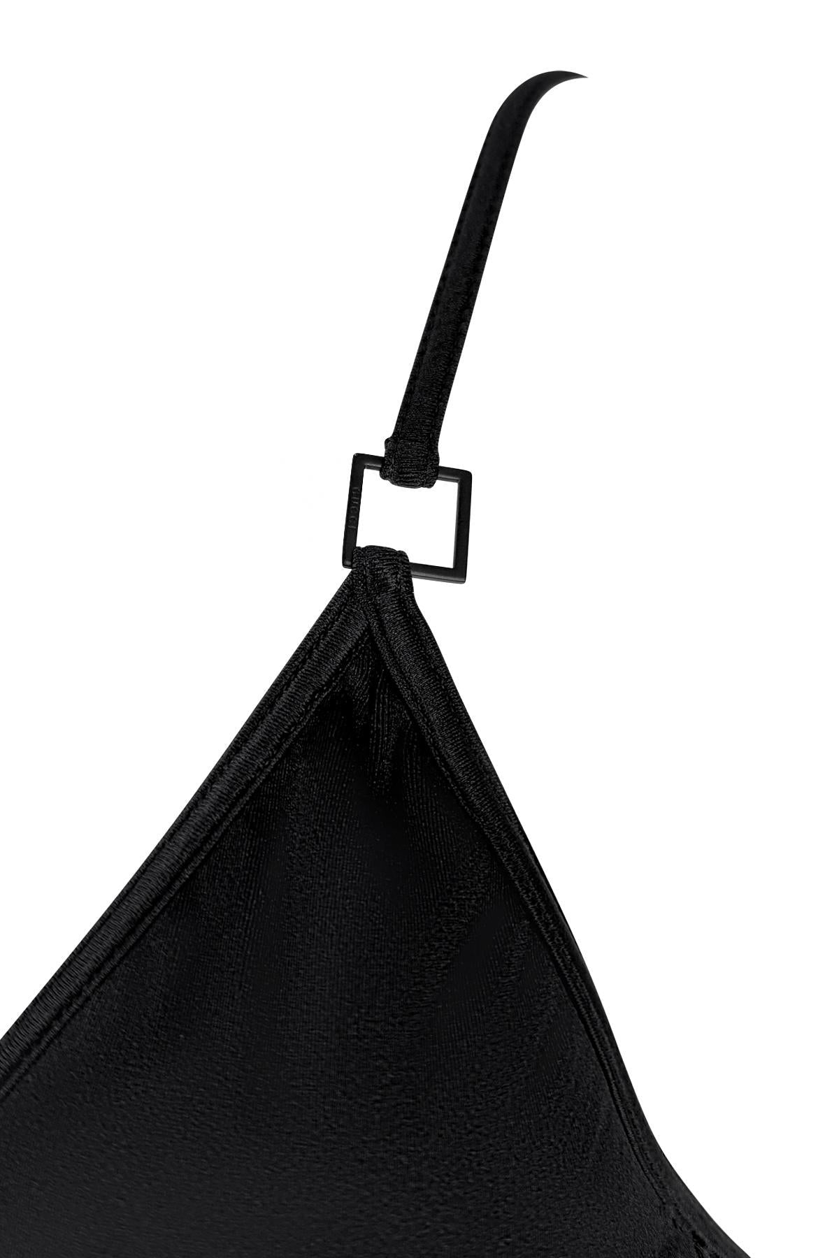 NWT S/S 2001 Gucci by Tom Ford Black Buckle One - Piece Swimsuit - RealList