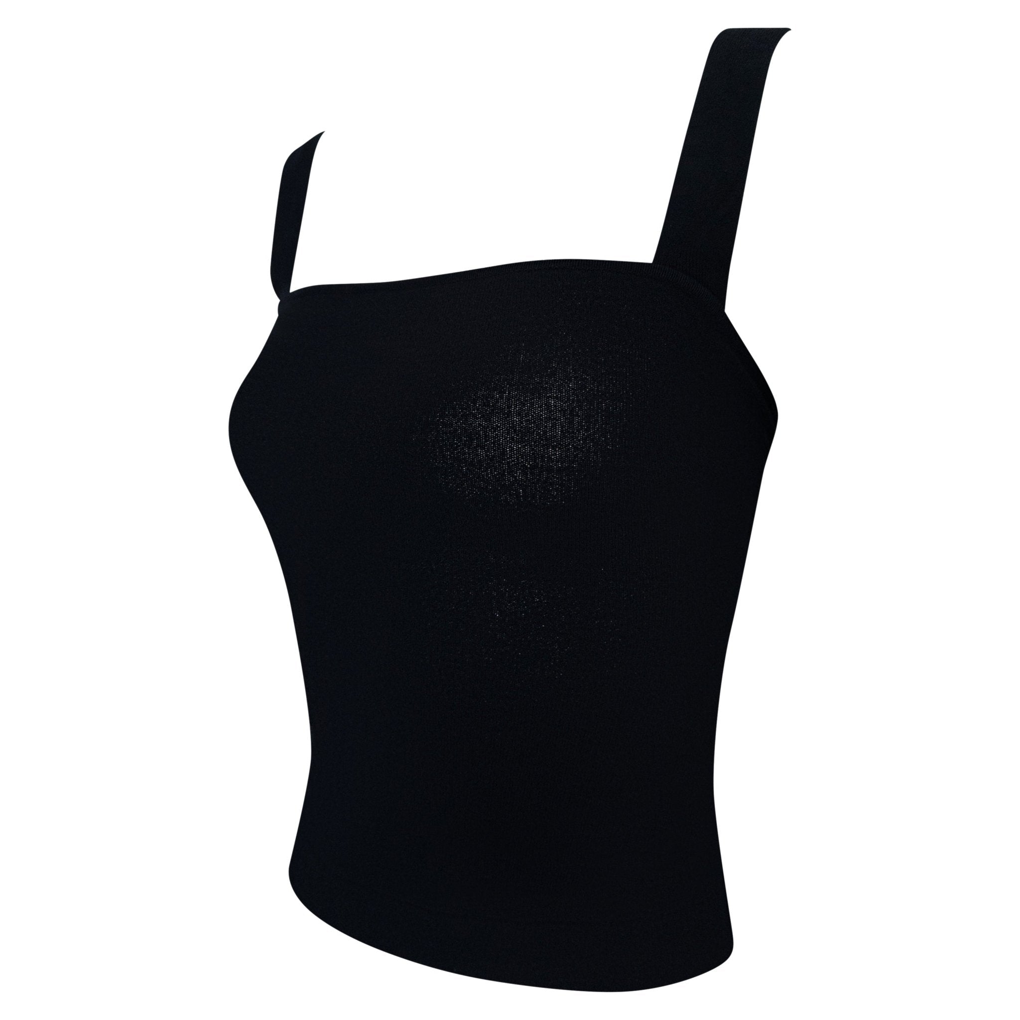 NWT S/S 2003 Dolce & Gabbana Black Knit Backless Lace - Up Tank Top - RealList