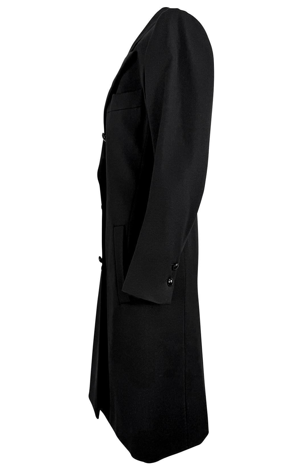S/S 1983 Saint Laurent Rive Gauche Runway Ad Black 'Le Smoking' Tuxedo Dress - RealList