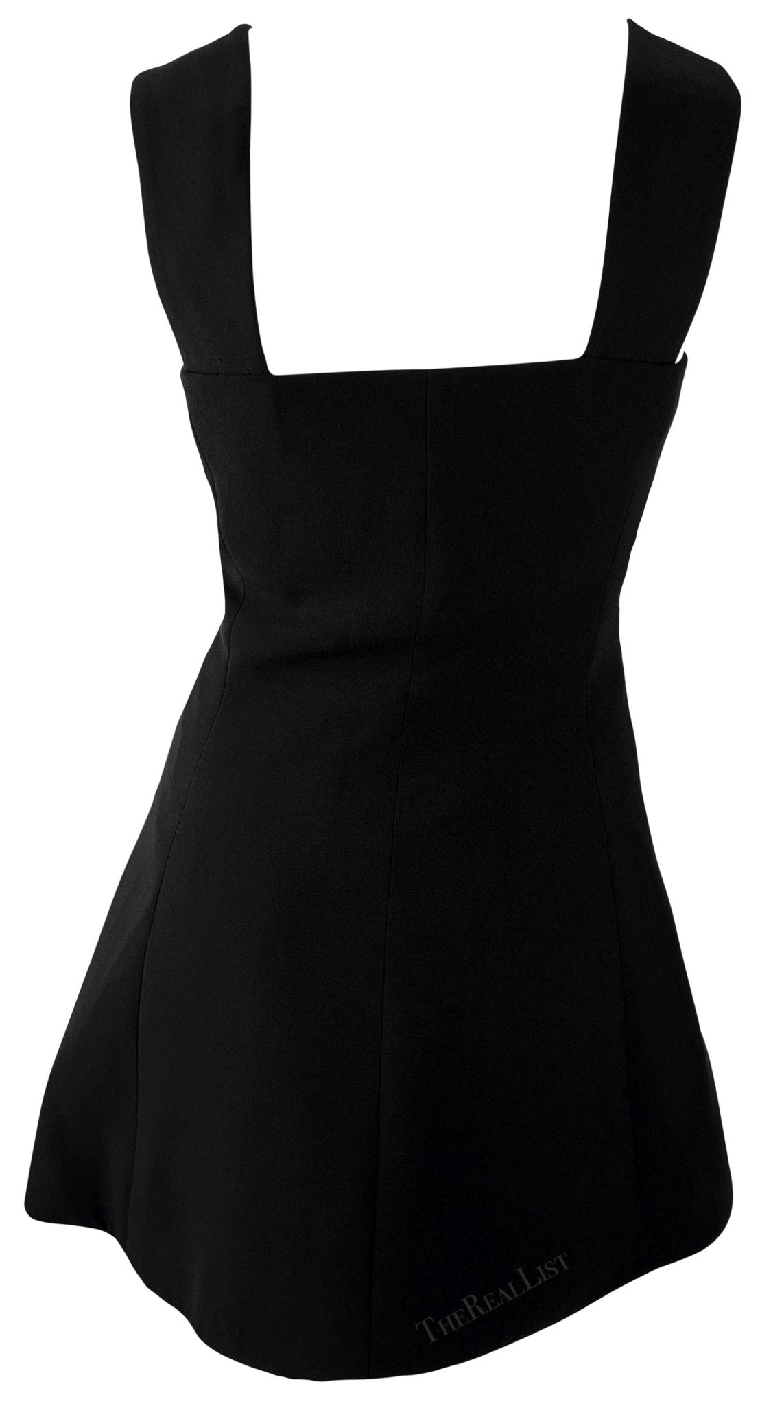 S/S 1991 Atelier Versace Haute Couture Runway Mini Dress Rhinestone Tassel Set - RealList