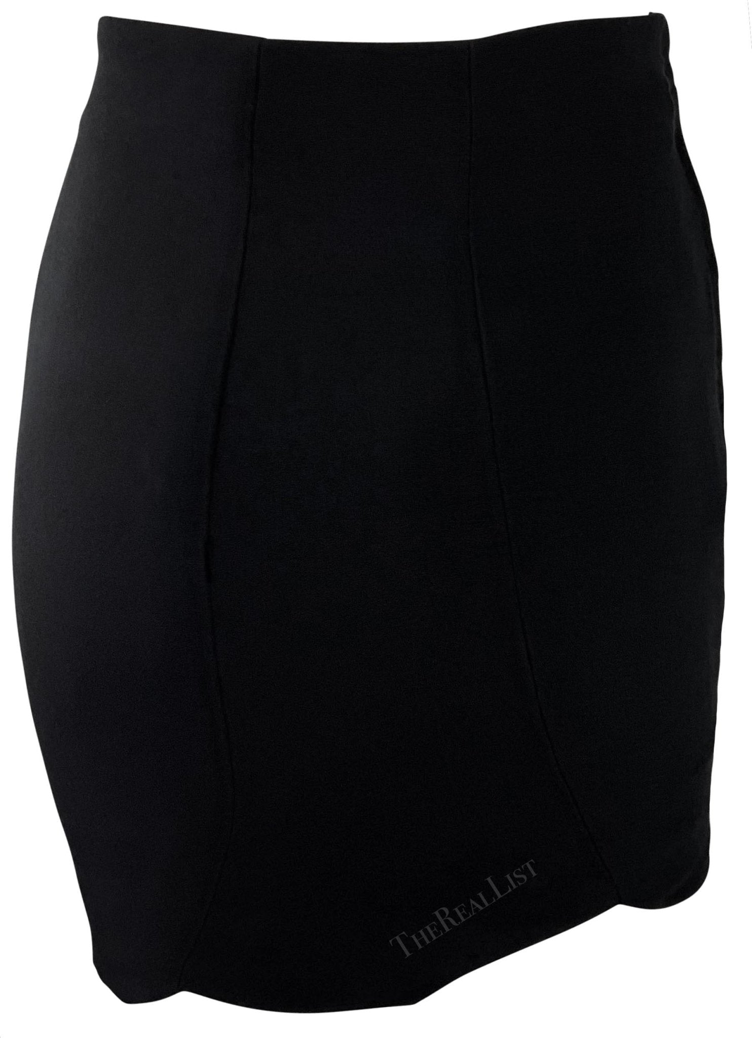 S/S 1991 Atelier Versace Haute Couture Runway Mini Dress Rhinestone Tassel Set - RealList