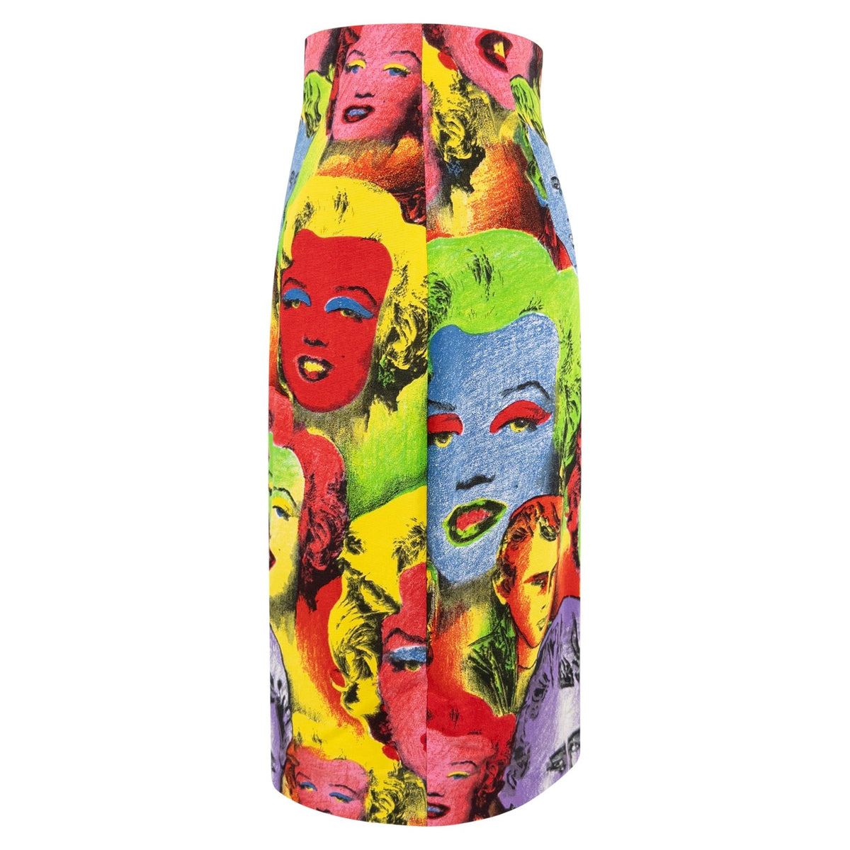 S/S 1991 Gianni Versace Warhol-Inspired Marilyn Monroe Pop Art Print Skirt Suit - RealList