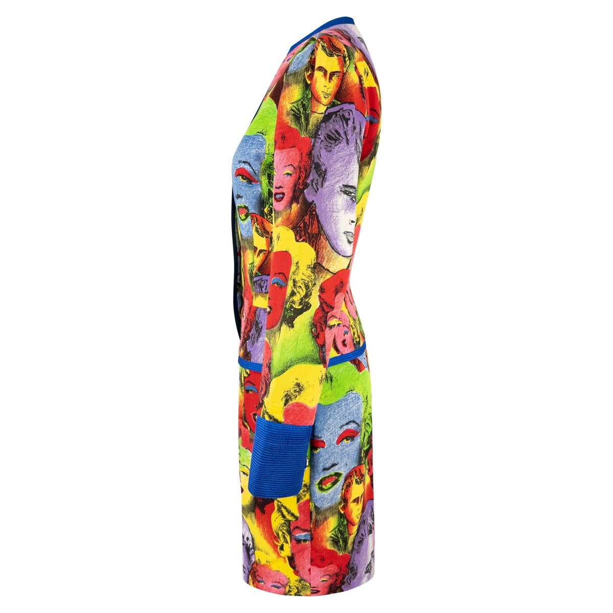 S/S 1991 Gianni Versace Warhol-Inspired Marilyn Monroe Pop Art Print Skirt Suit - RealList
