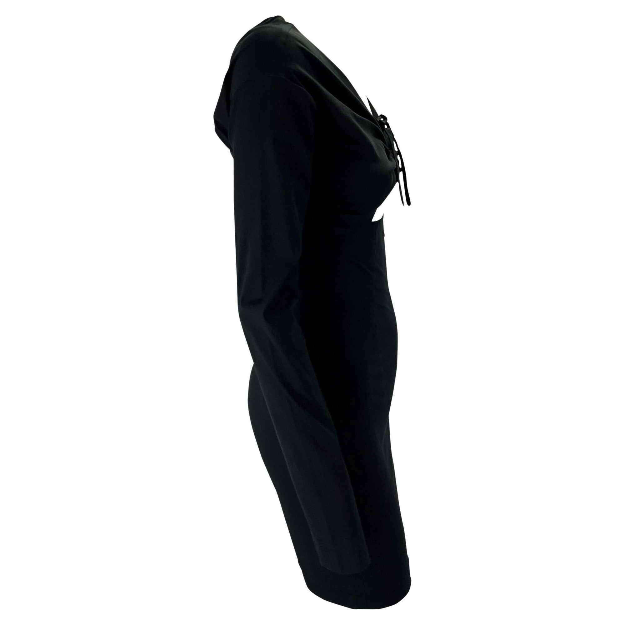 S/S 1992 Dolce & Gabbana Stretch Cut Out Ruched Dress - RealList