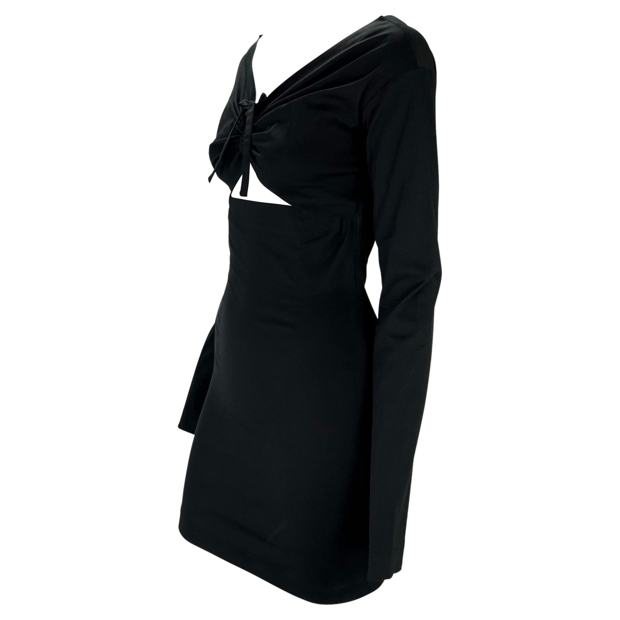 S/S 1992 Dolce & Gabbana Stretch Cut Out Ruched Dress - RealList