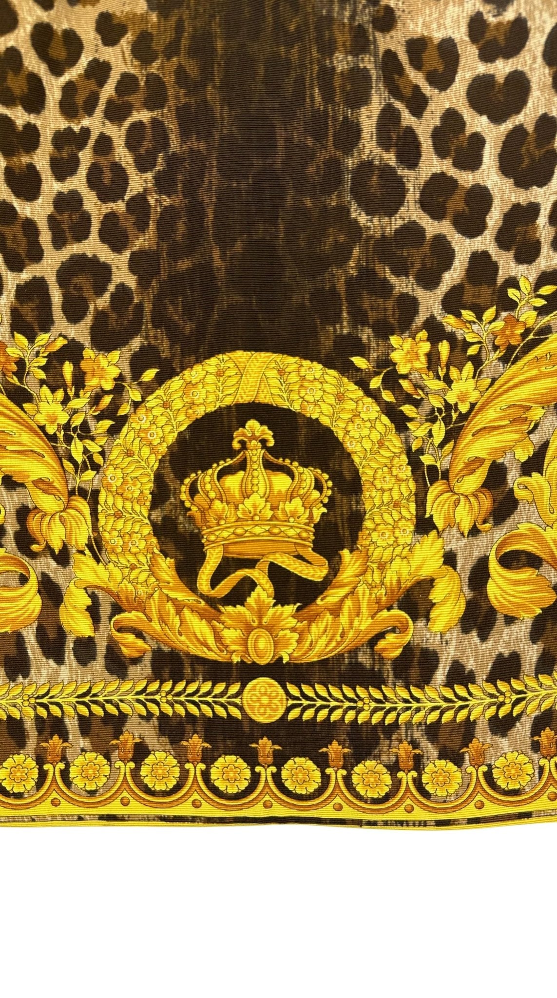 S/S 1992 Gianni Versace Baroque Animal Print Mini Pencil Skirt - RealList