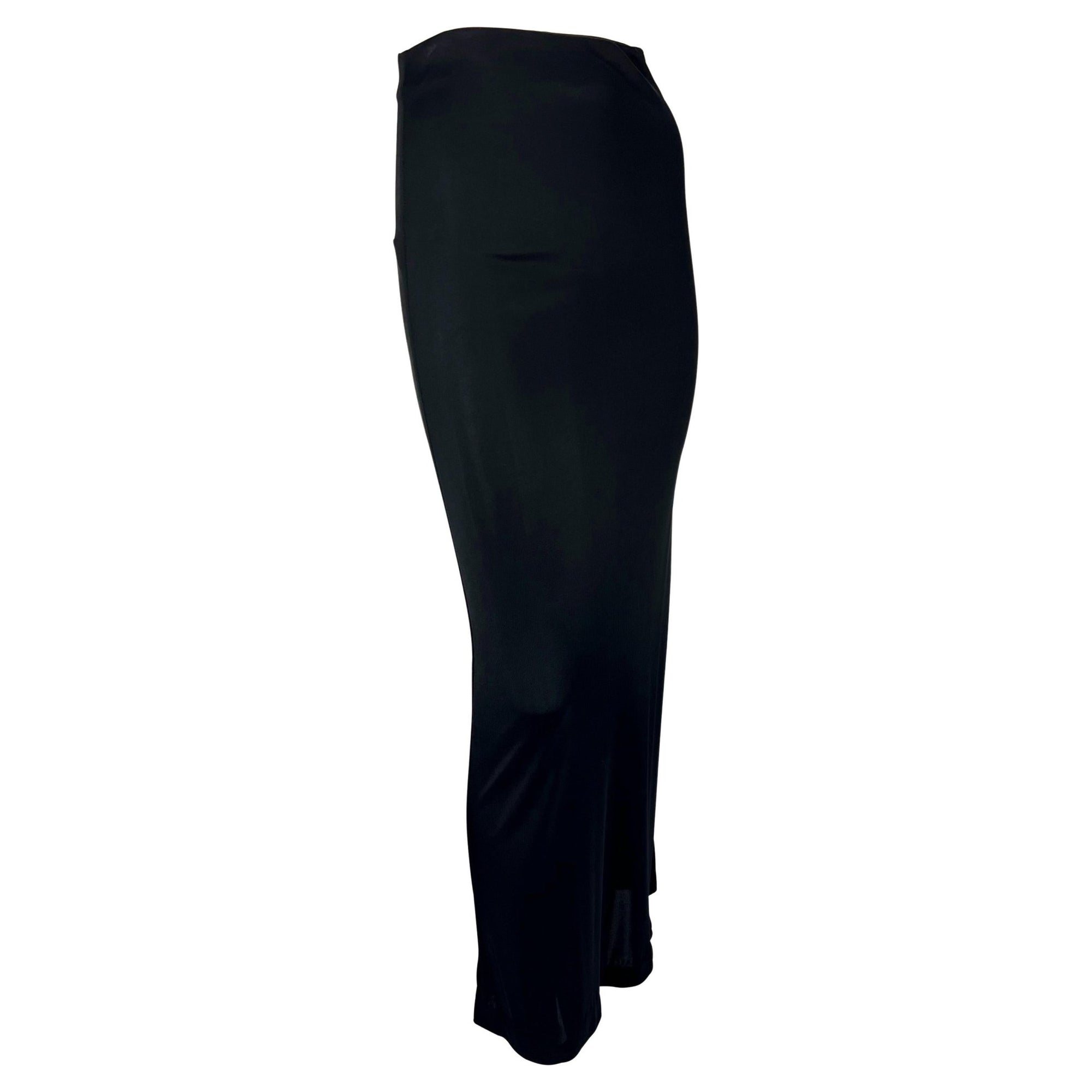 S/S 1996 Gucci by Tom Ford Madonna VH1 Lace - Up Tunic Navy Viscose Skirt Set - RealList