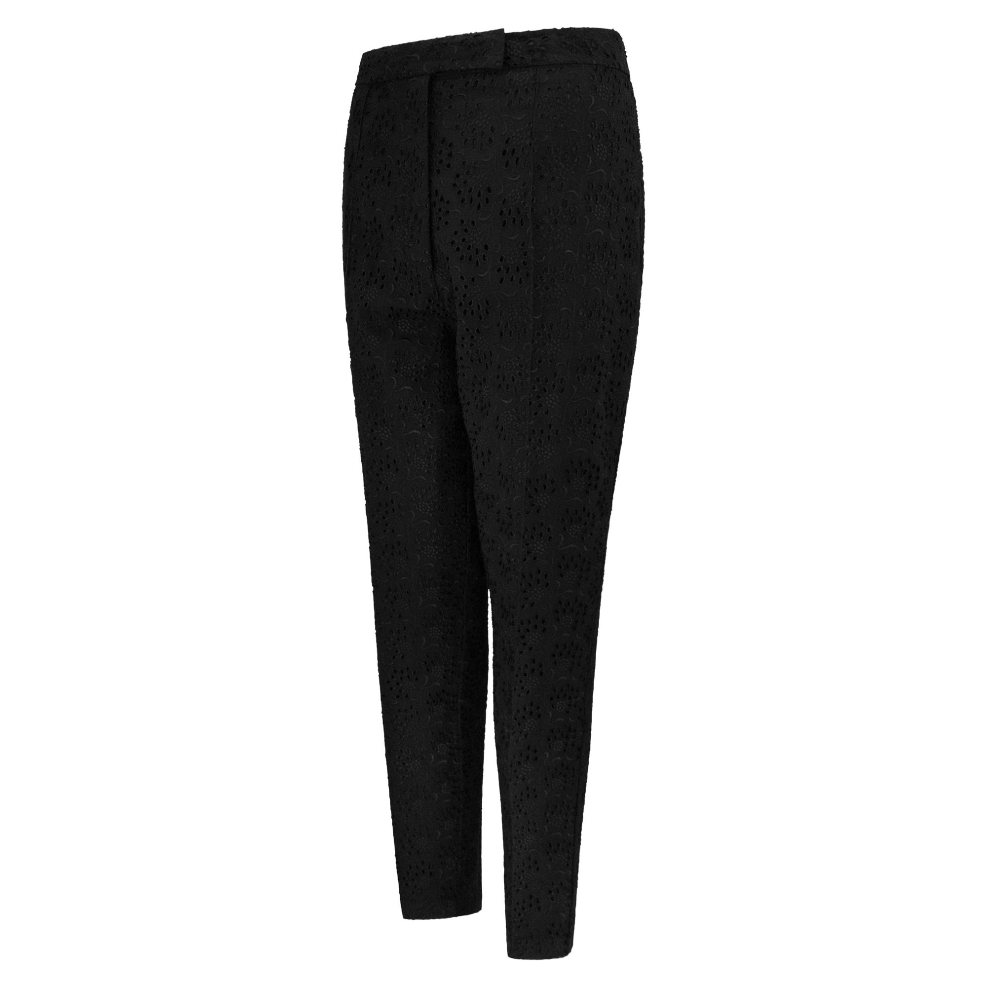 S/S 1996 John Galliano ‘L'Ecole de Danse’ Runway Black Broderie Anglaise Pantsuit Set - RealList