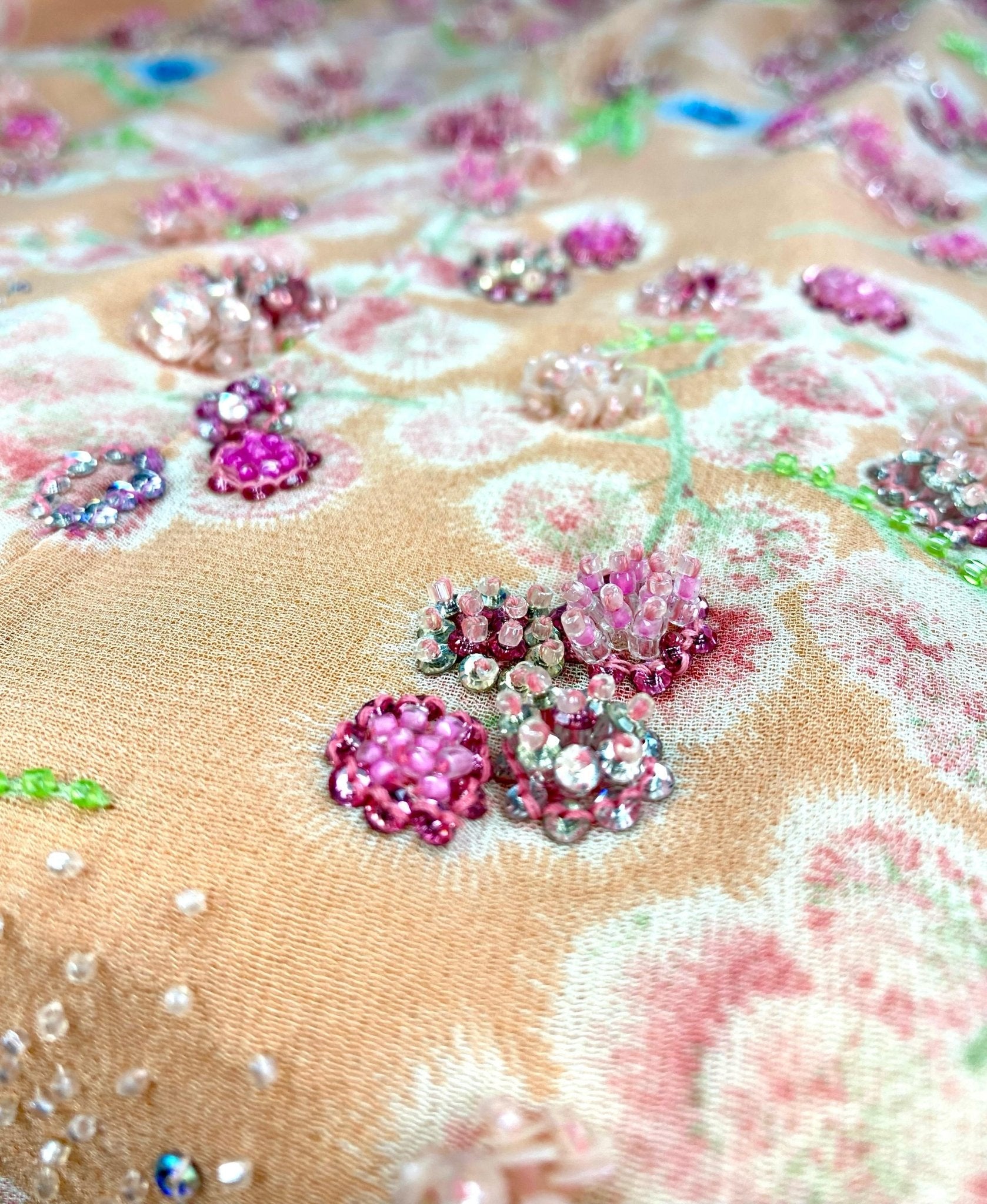 S/S 1997 Atelier Versace by Gianni Beaded Floral Dress Corset Removable Strap - RealList