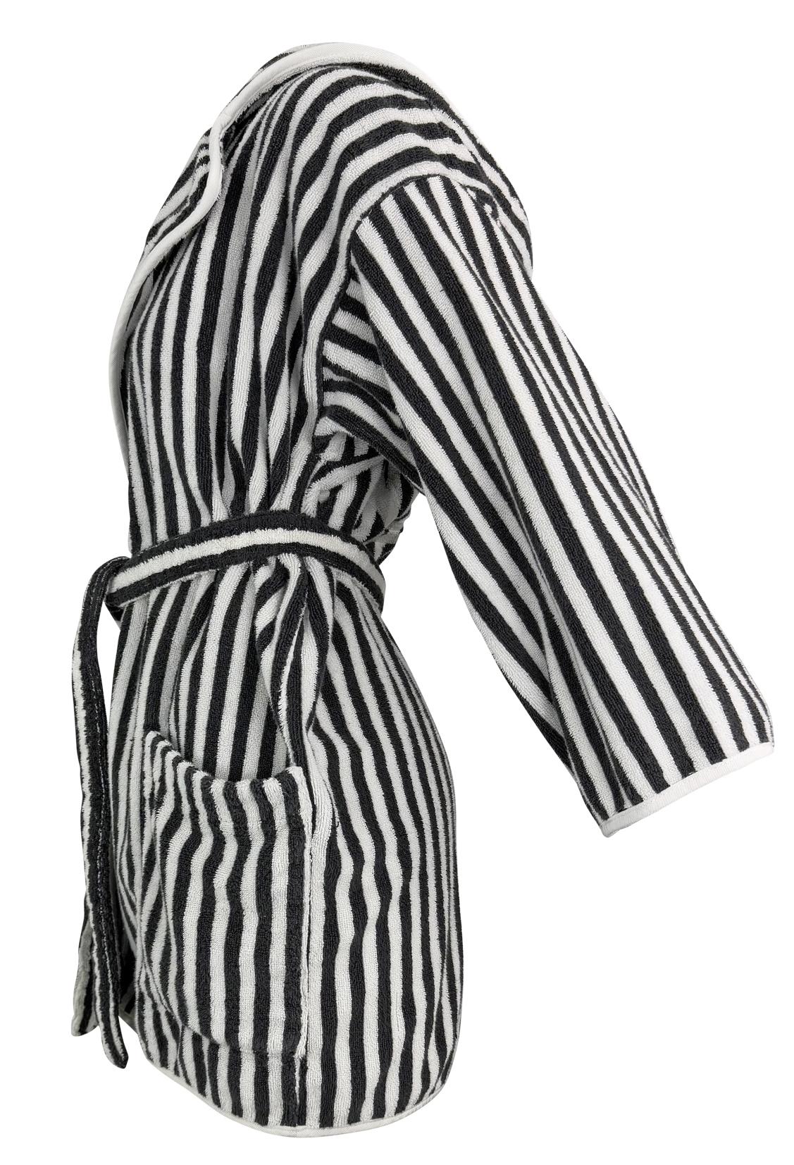 S/S 1997 Christian Dior by Gianfranco Ferré CD Striped Terrycloth Hooded Robe - RealList