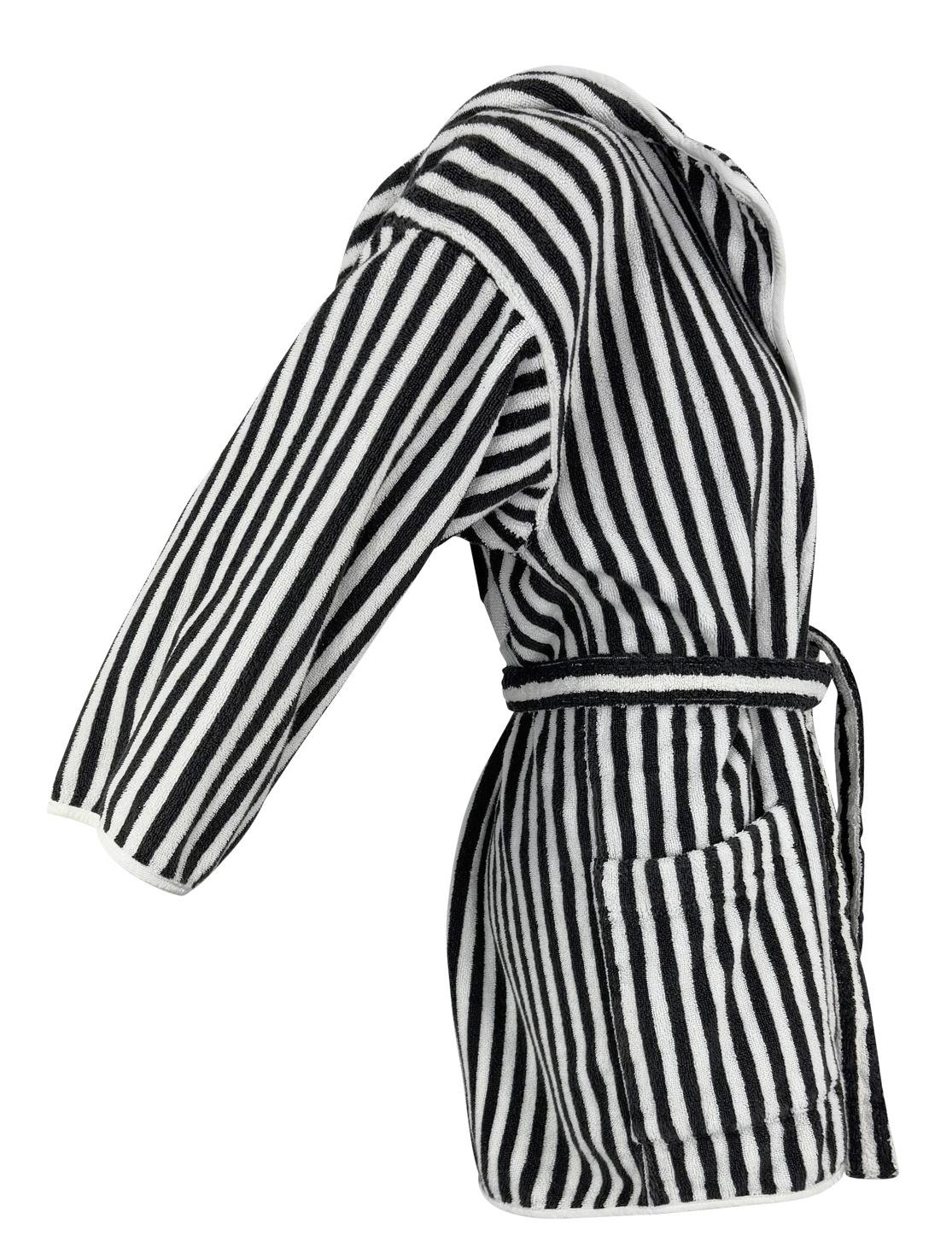 S/S 1997 Christian Dior by Gianfranco Ferré CD Striped Terrycloth Hooded Robe - RealList