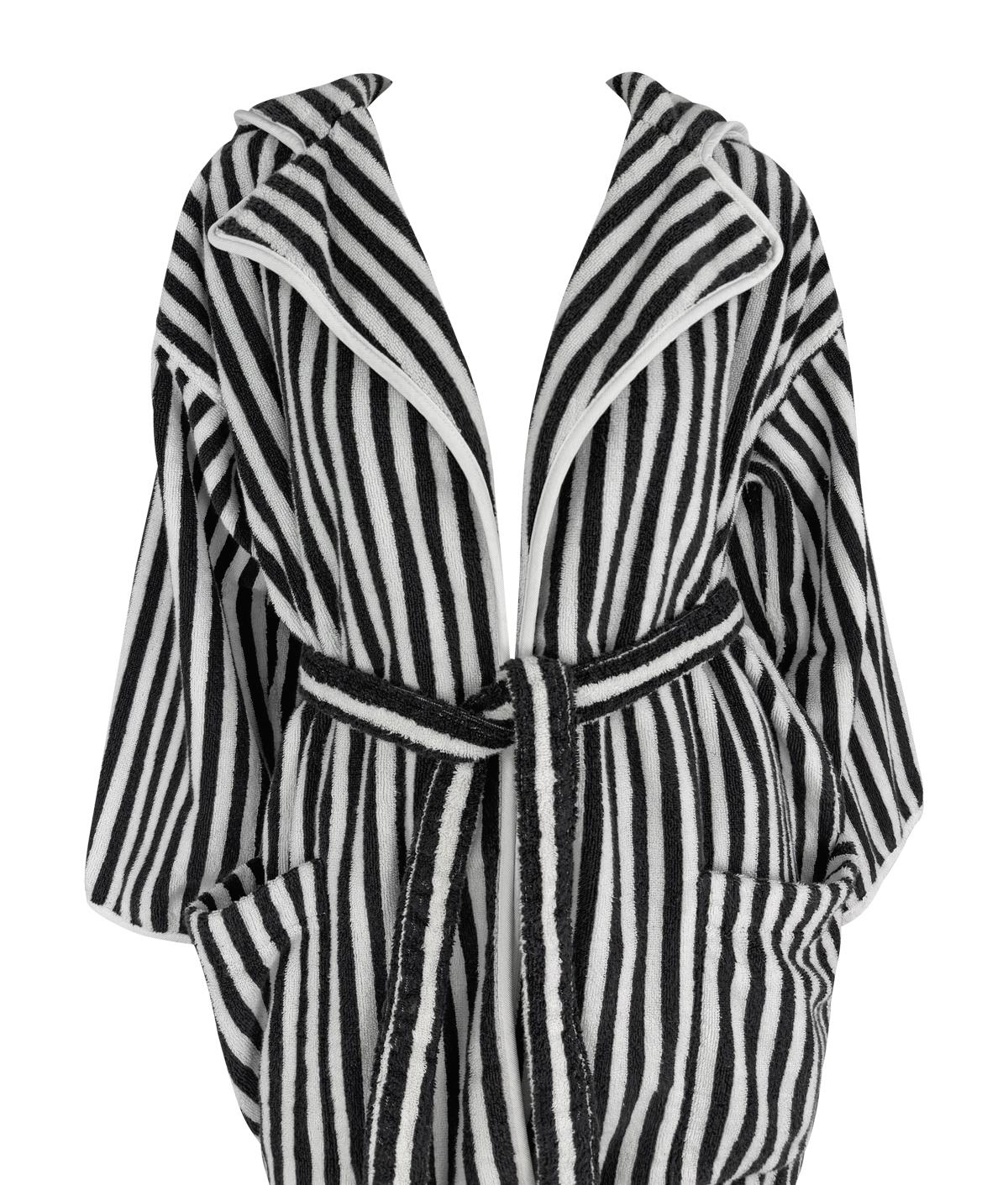 S/S 1997 Christian Dior by Gianfranco Ferré CD Striped Terrycloth Hooded Robe - RealList