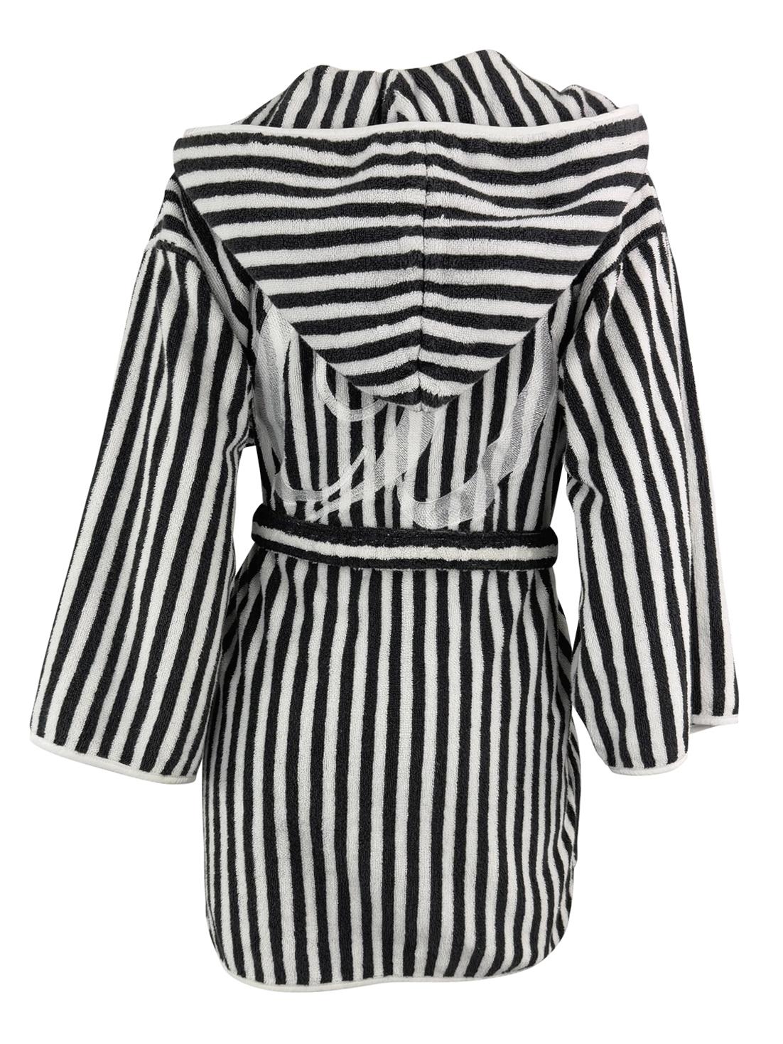 S/S 1997 Christian Dior by Gianfranco Ferré CD Striped Terrycloth Hooded Robe - RealList