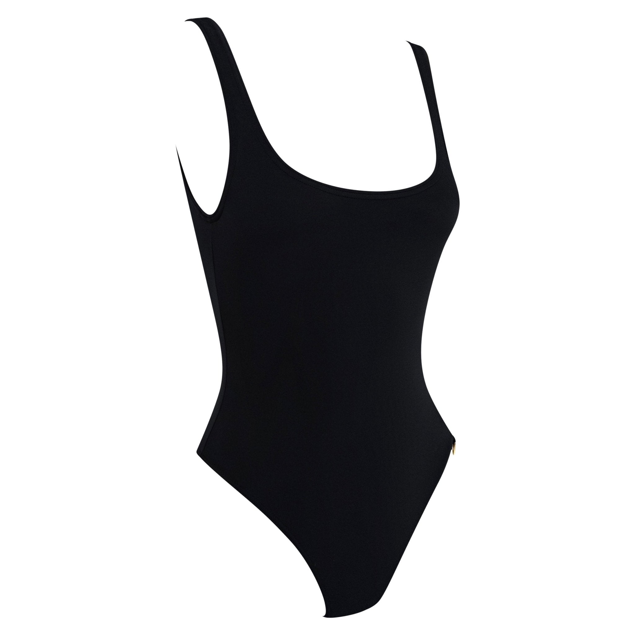 S/S 1997 Gucci by Tom Ford Gold G Medallion Backless One - Piece Swimsuit - RealList