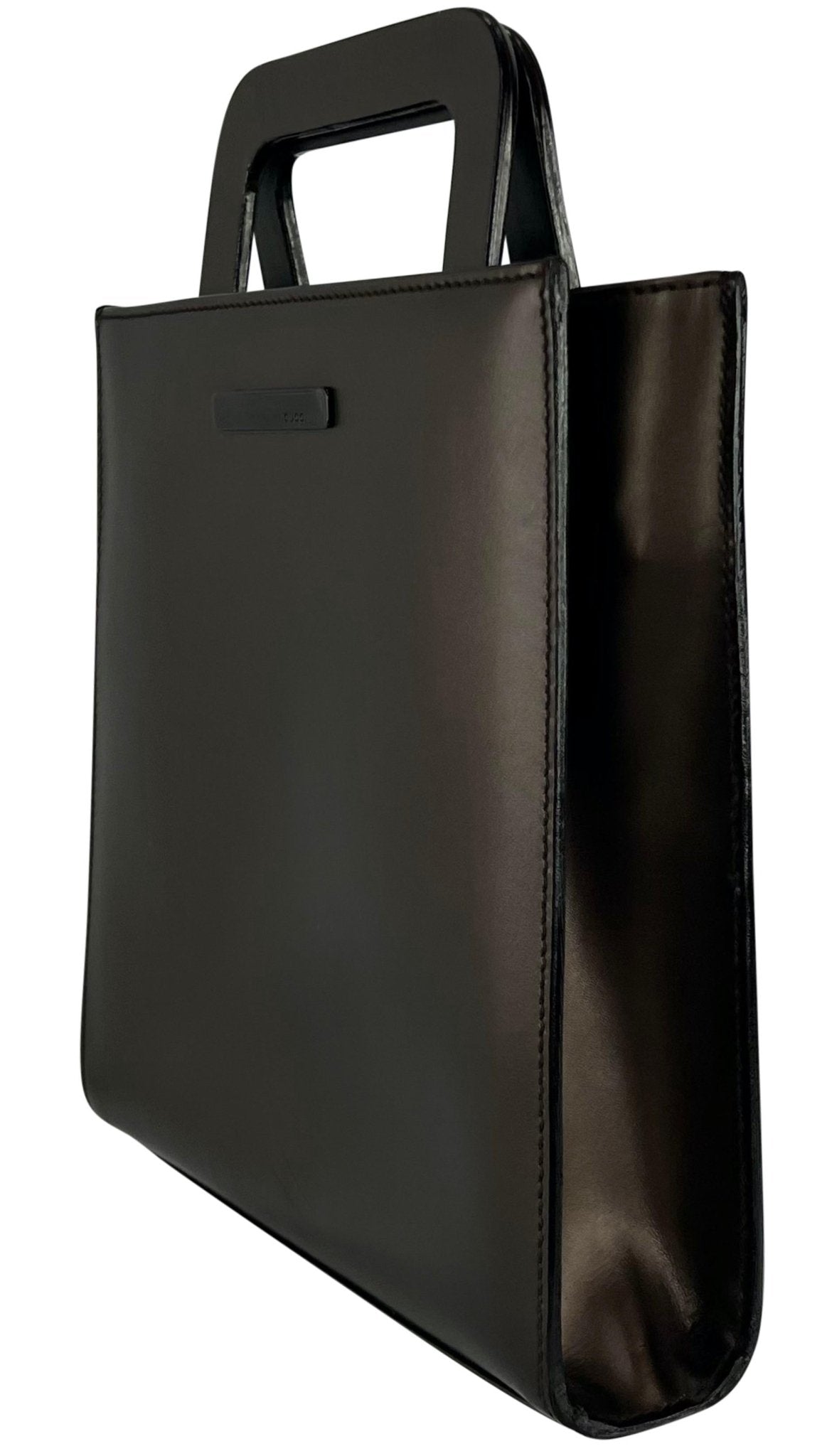 S/S 1997 Gucci by Tom Ford Metallic Leather Convertible Crossbody Clutch - RealList