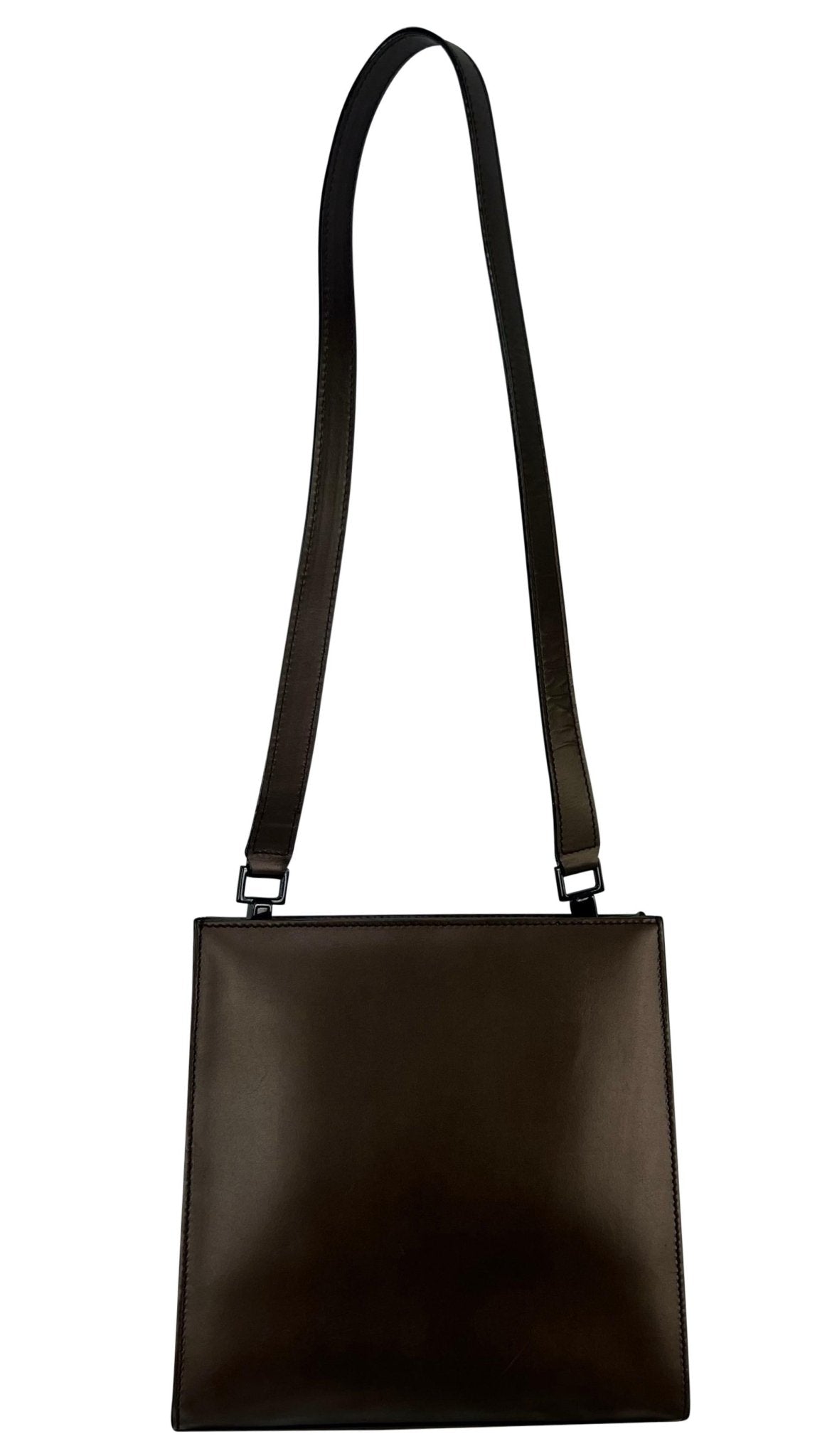 S/S 1997 Gucci by Tom Ford Metallic Leather Convertible Crossbody Clutch - RealList