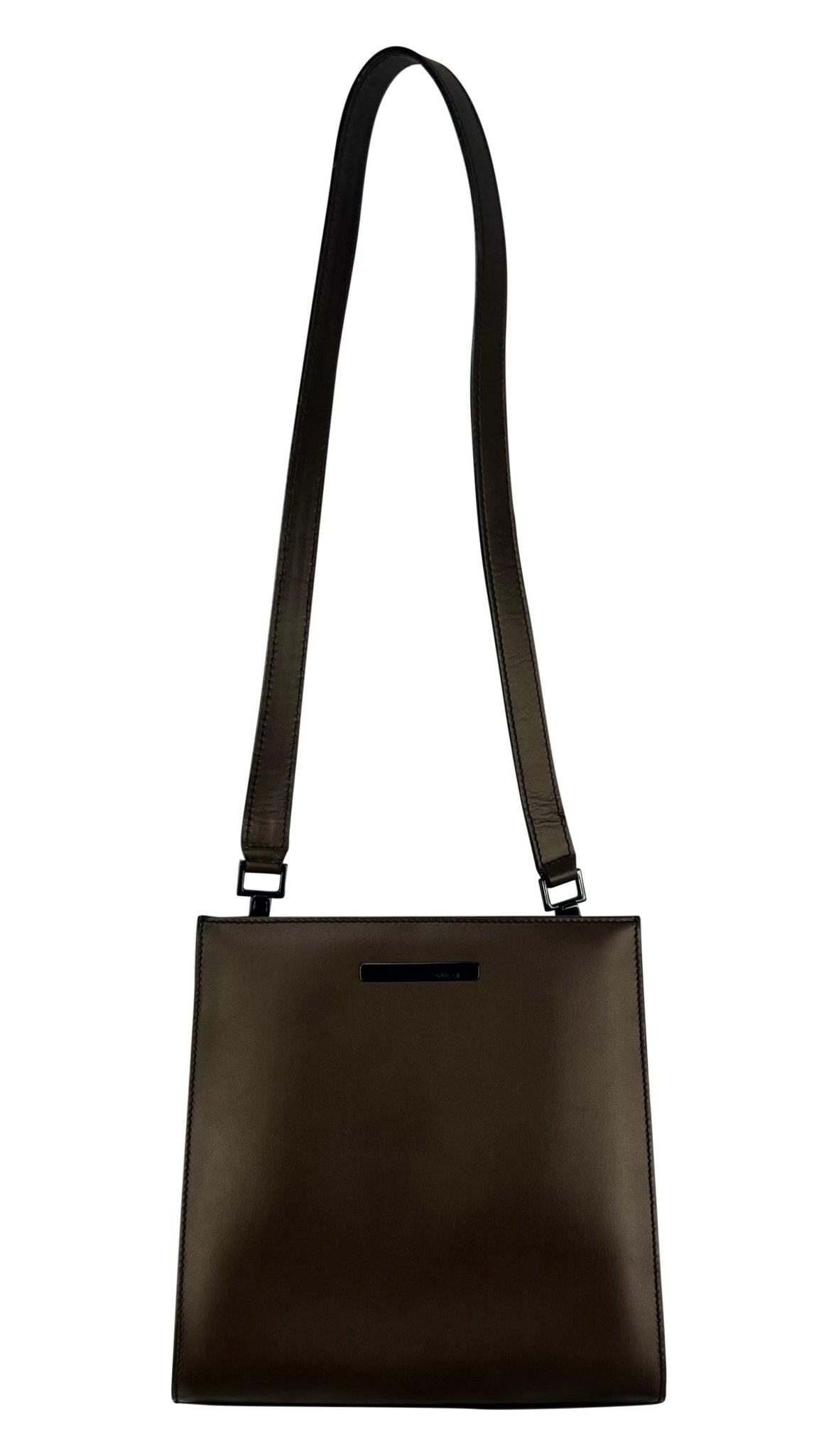 S/S 1997 Gucci by Tom Ford Metallic Leather Convertible Crossbody Clutch - RealList