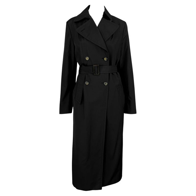 S/S 1997 Gucci by Tom Ford Runway Black Trench Coat - RealList