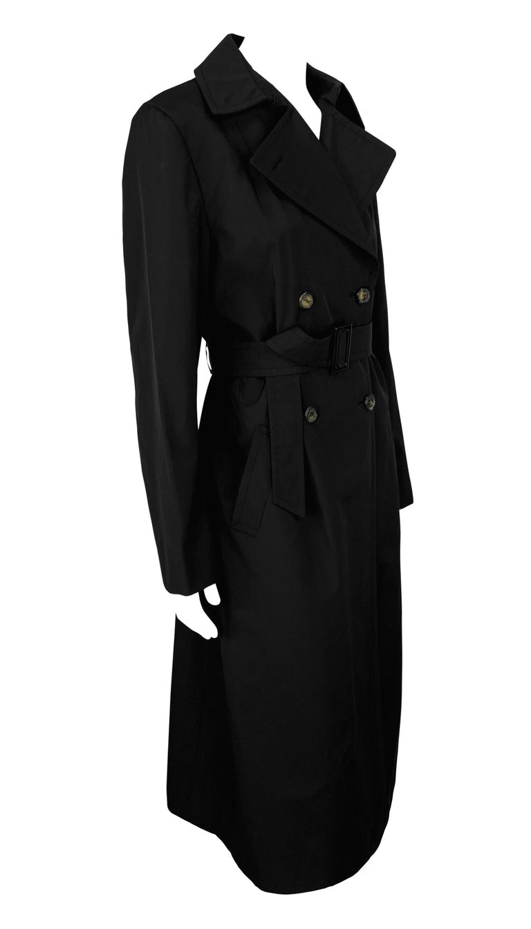 S/S 1997 Gucci by Tom Ford Runway Black Trench Coat - RealList