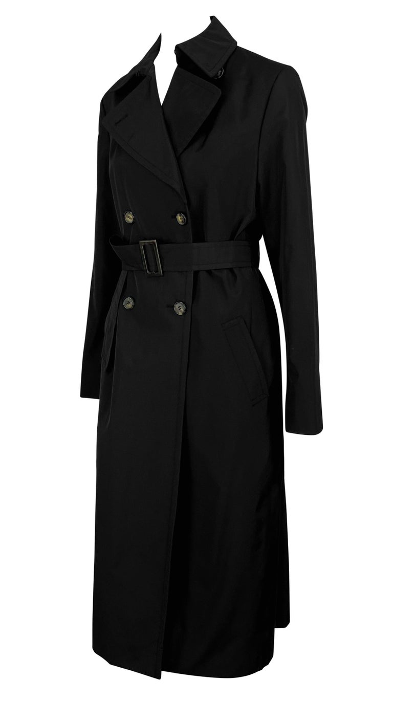 S/S 1997 Gucci by Tom Ford Runway Black Trench Coat - RealList