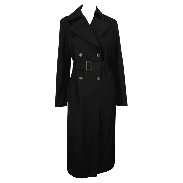 S/S 1997 Gucci by Tom Ford Runway Black Trench Coat - RealList