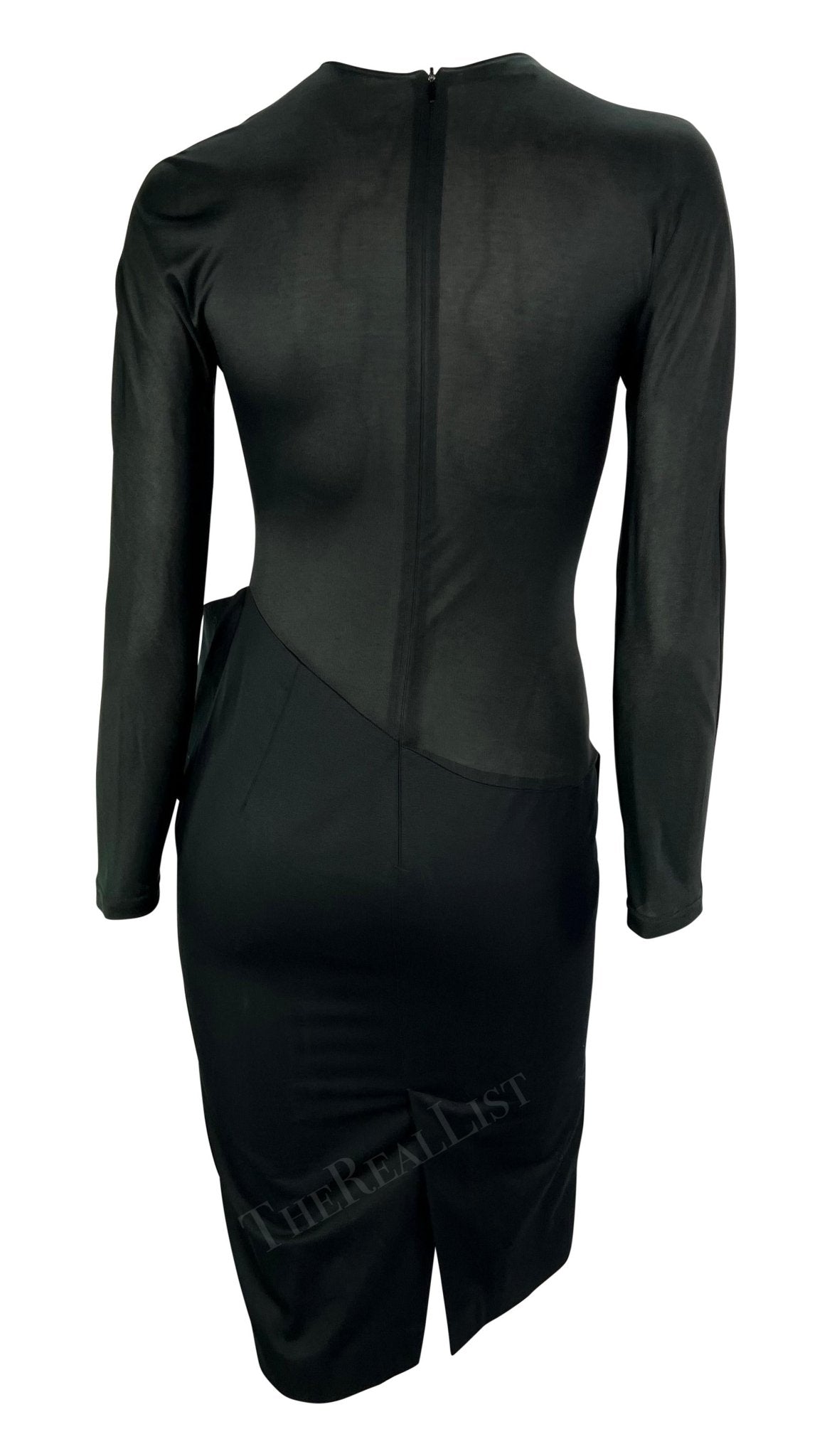 S/S 1998 Alexander McQueen 'Golden Shower' Long Sleeve Dress - RealList