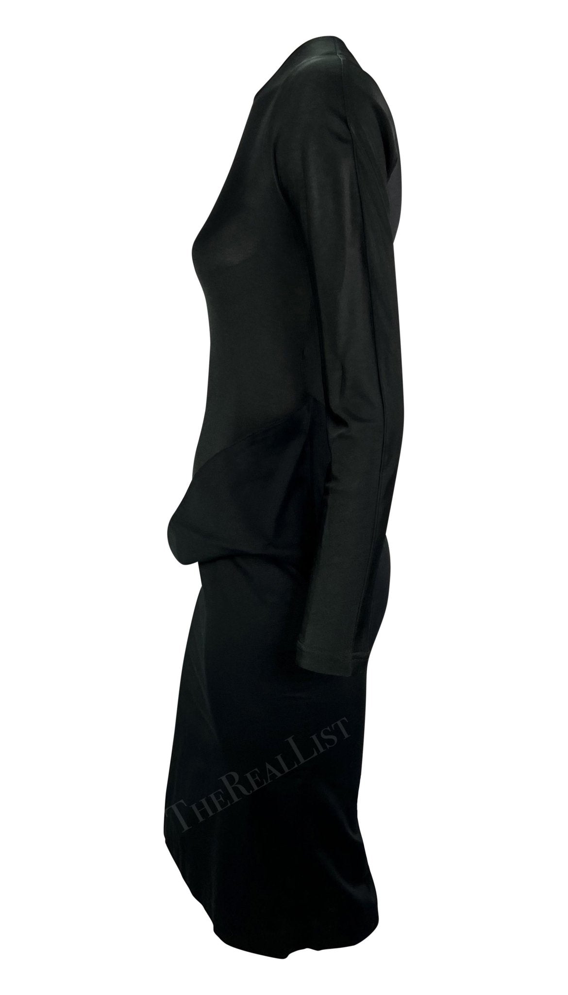 S/S 1998 Alexander McQueen 'Golden Shower' Long Sleeve Dress - RealList