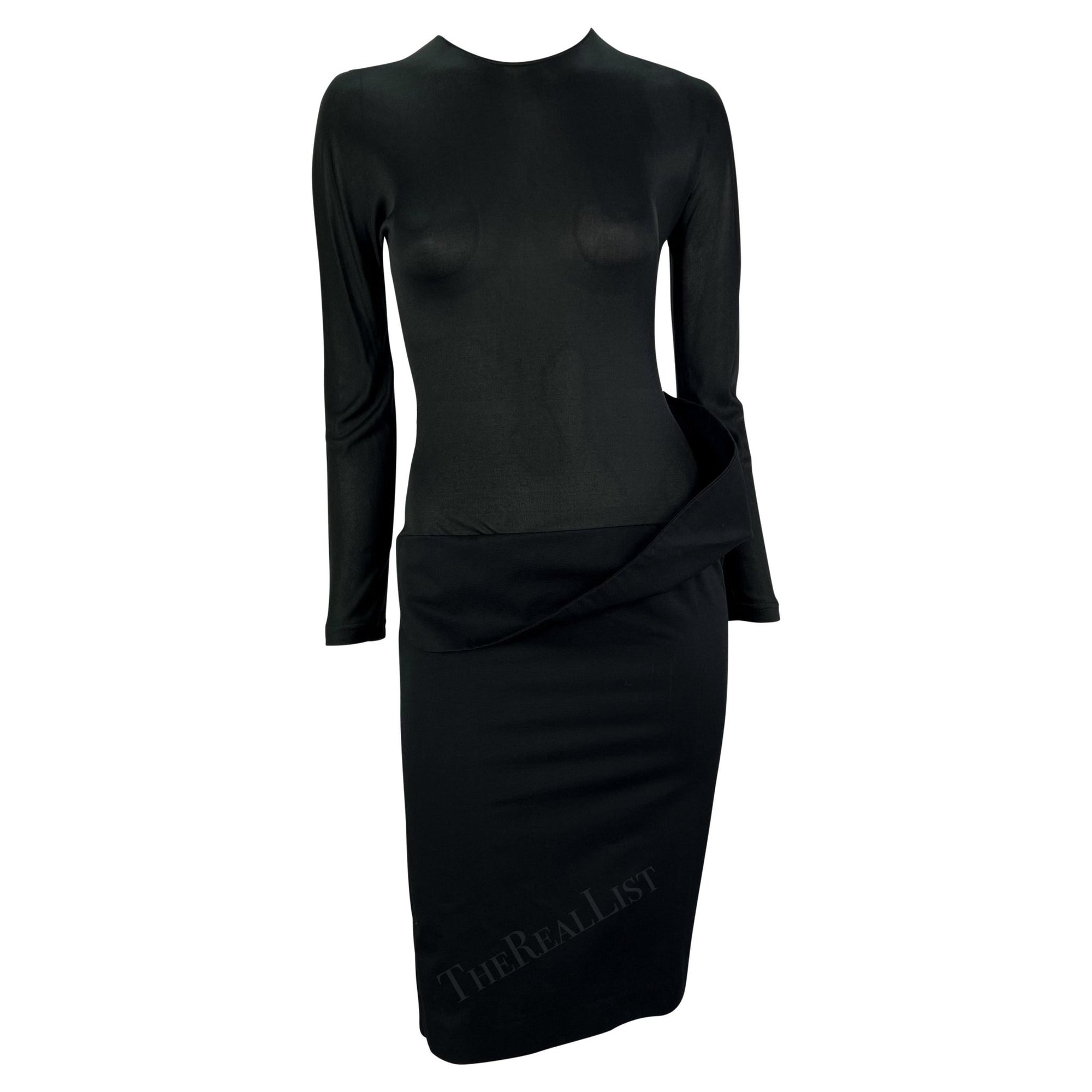 S/S 1998 Alexander McQueen 'Golden Shower' Long Sleeve Dress - RealList