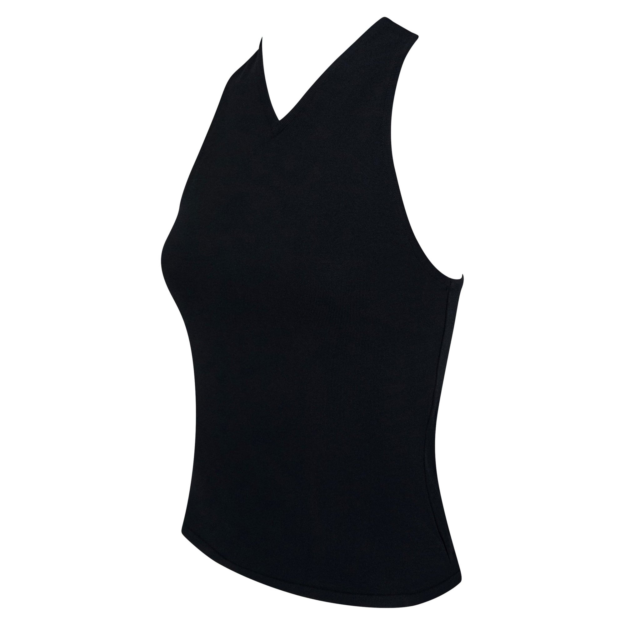 S/S 1998 Gucci by Tom Ford Black Stretch Knit Racerback Tank Top - RealList