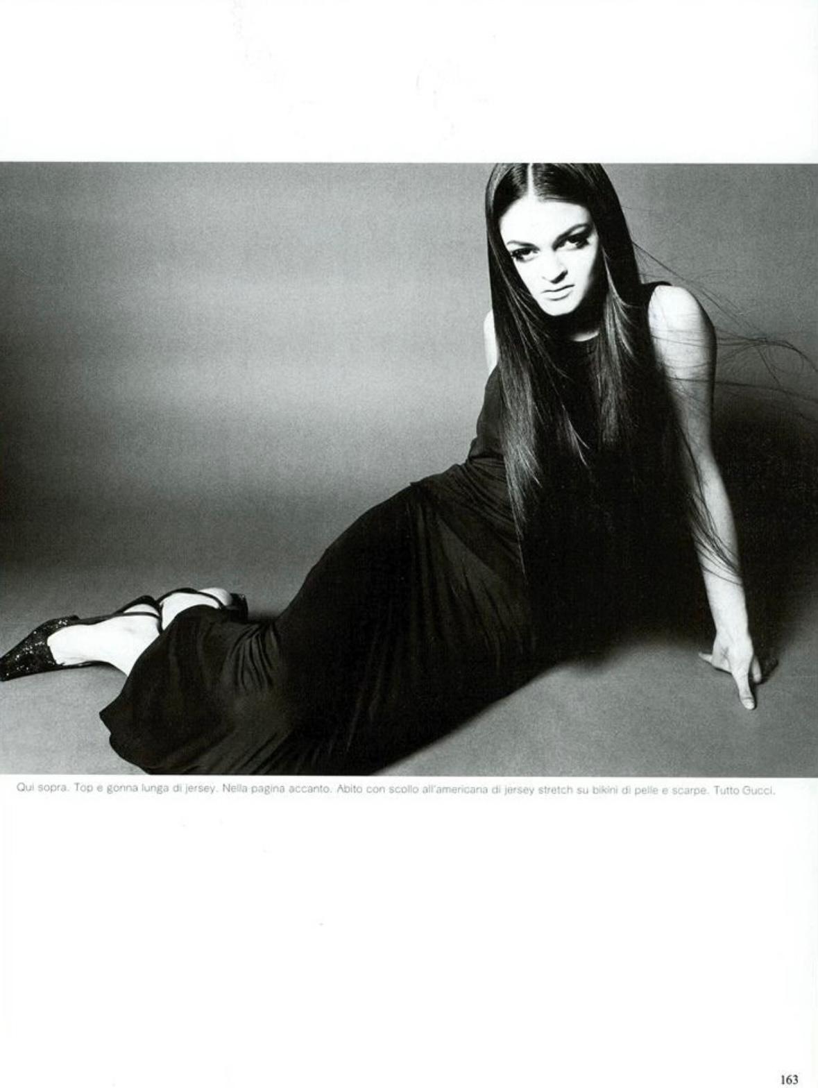 S/S 1998 Gucci by Tom Ford GG Rhinestone Crystal Kitten Heels Black & Grey - RealList