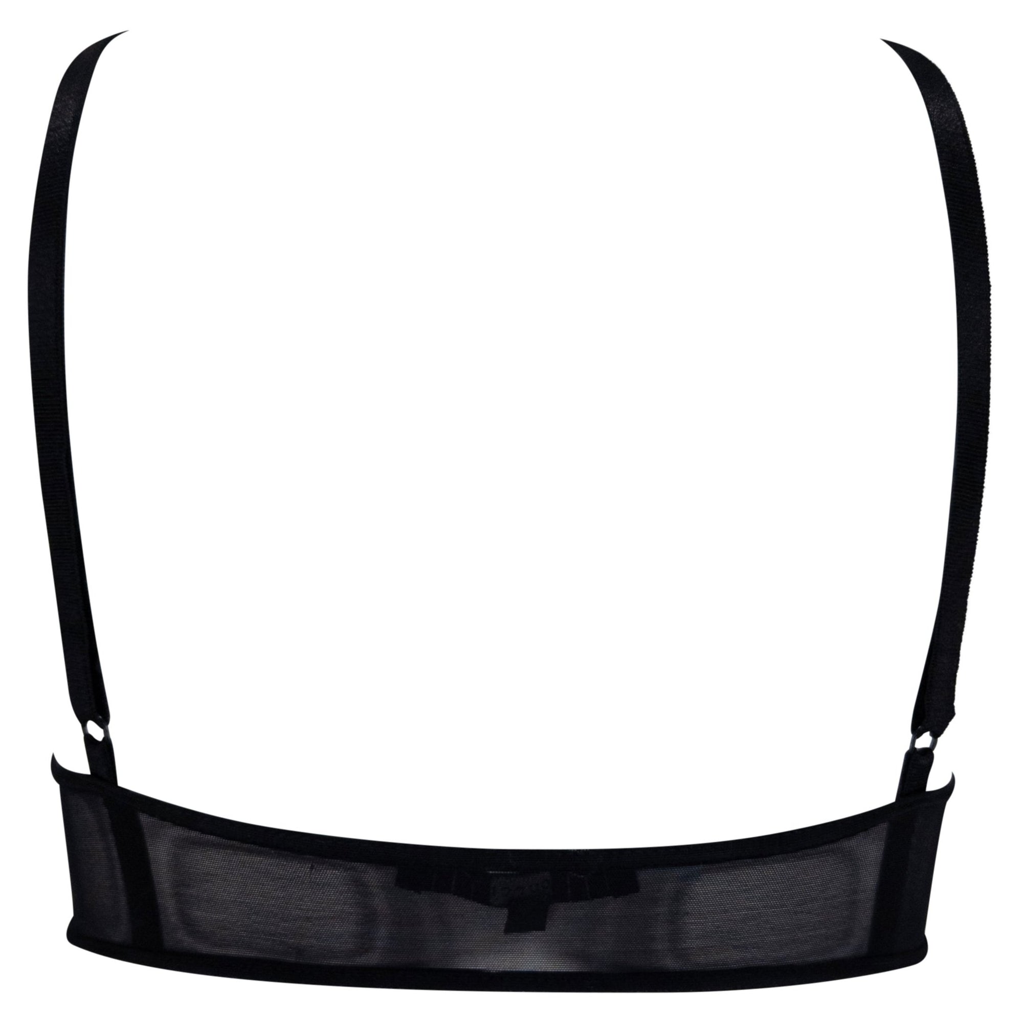 S/S 1998 Gucci by Tom Ford Rhinestone G Buckle Black Bra - RealList