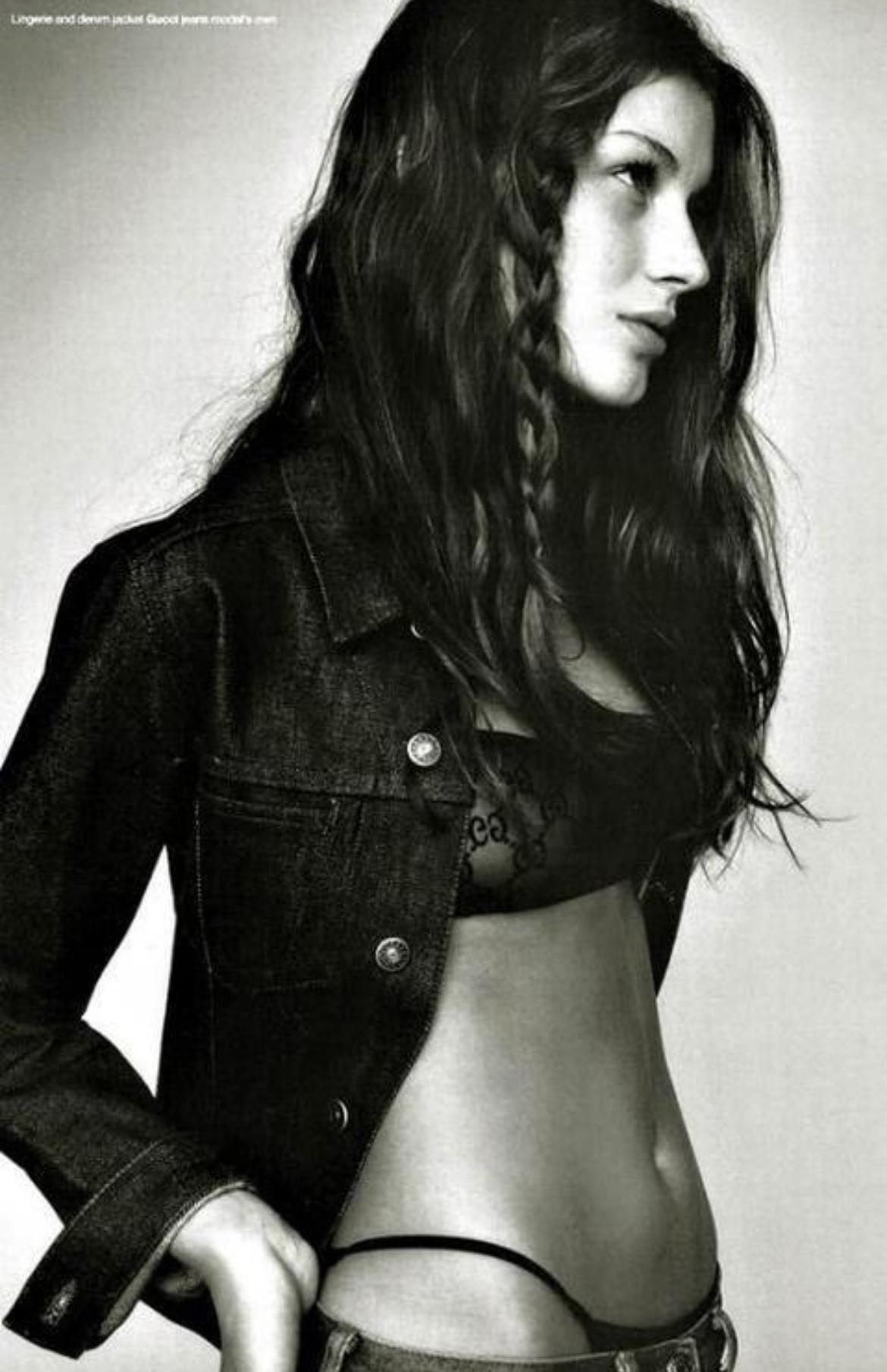 S/S 1998 Gucci by Tom Ford Runway Sheer Black Mesh Velvet GG Crop Top Bralette - RealList