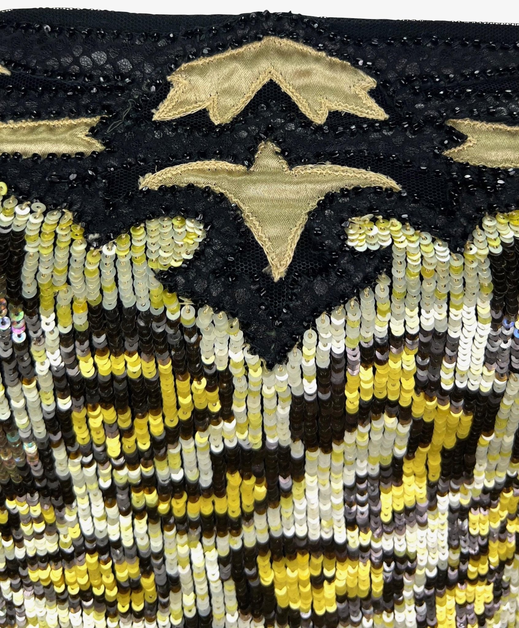 S/S 1998 Valentino Garavani Runway Ad Beaded Sequin Leopard Strapless Crop Top - RealList