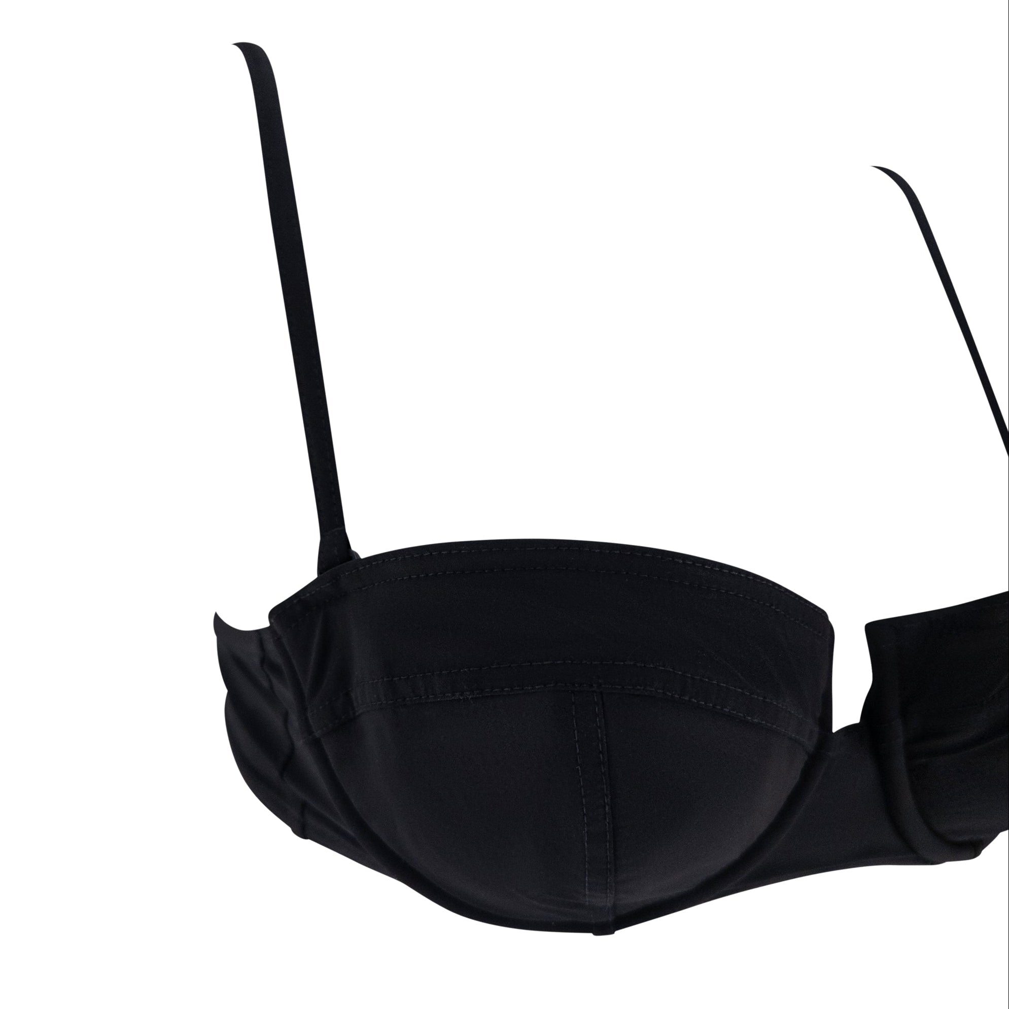 S/S 1999 Gucci by Tom Ford Black Bralette Bikini Swim Top - RealList