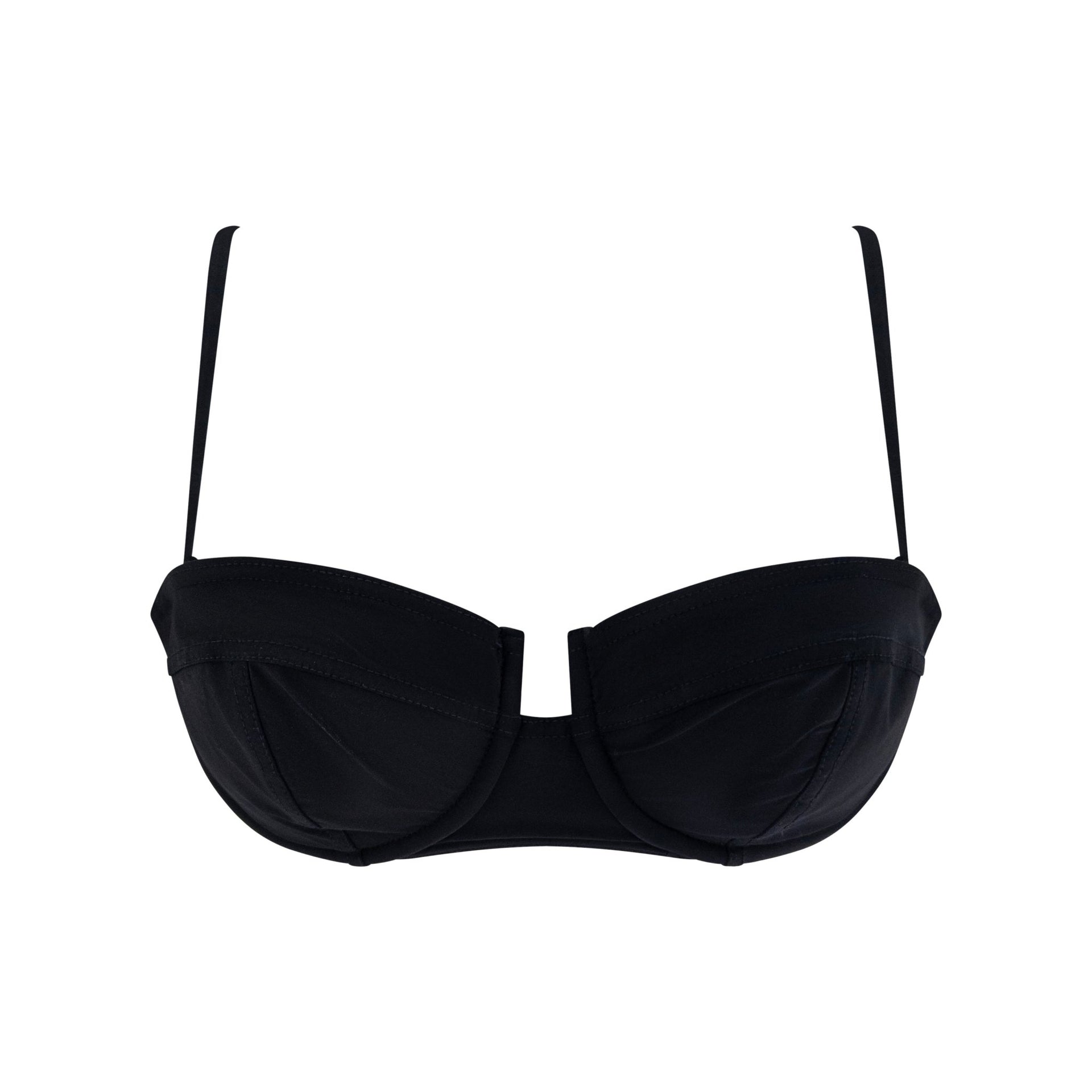S/S 1999 Gucci by Tom Ford Black Bralette Bikini Swim Top - RealList